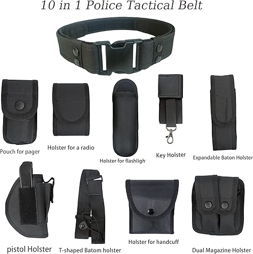 Miniatura 4 de ZGJINLONG Tactical Utility BeltVersatile Police Security Guard Military Modular Equipment System Molded Duty Belt