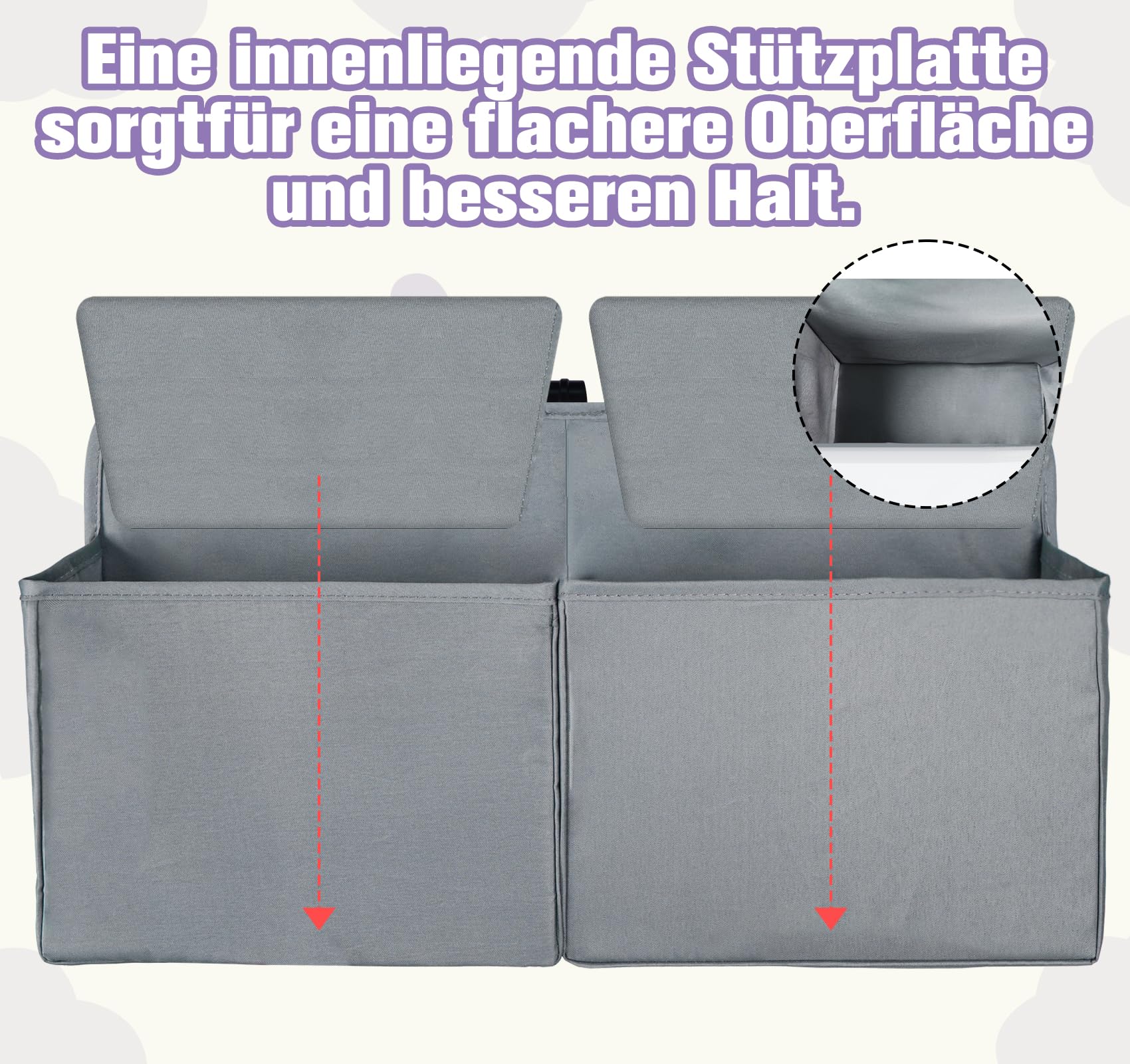 Laufstall Baby 120x120 cm mit Spielmatte und 2 Aufbewahrungstaschen,Laufgitter Baby mit Matratze,Baby Playpen aus 600D Oxford,Atmungsaktives Laufgitter,Sicherer Spielbereich für Babys und Kleinkinder