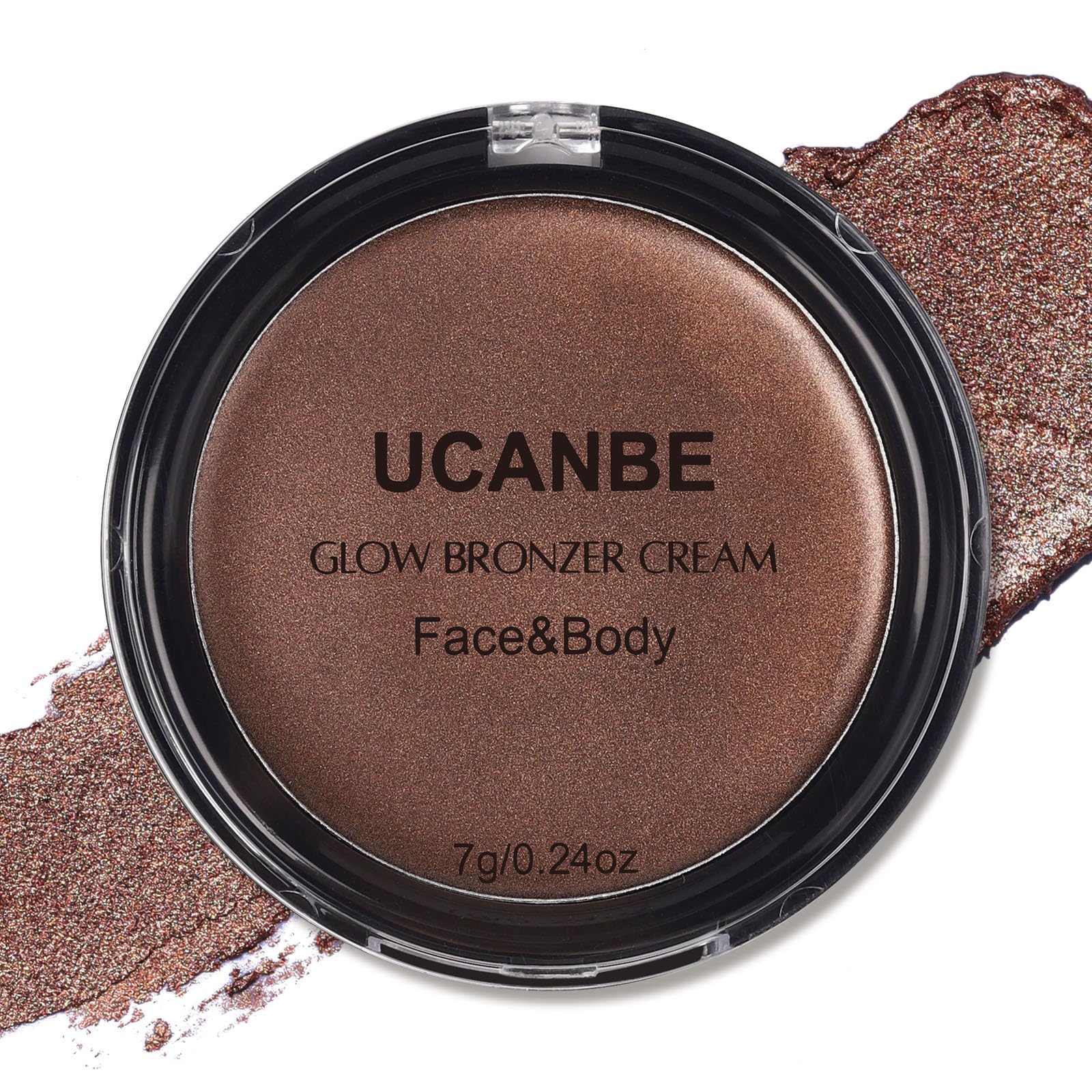 UCANBE Face & Body Cream Bronzer, Natural Tan Sun-Kissed Glow, Buildable Blendable for Long Lasting Bronzed Glow, Lightweight Contour Bronzing