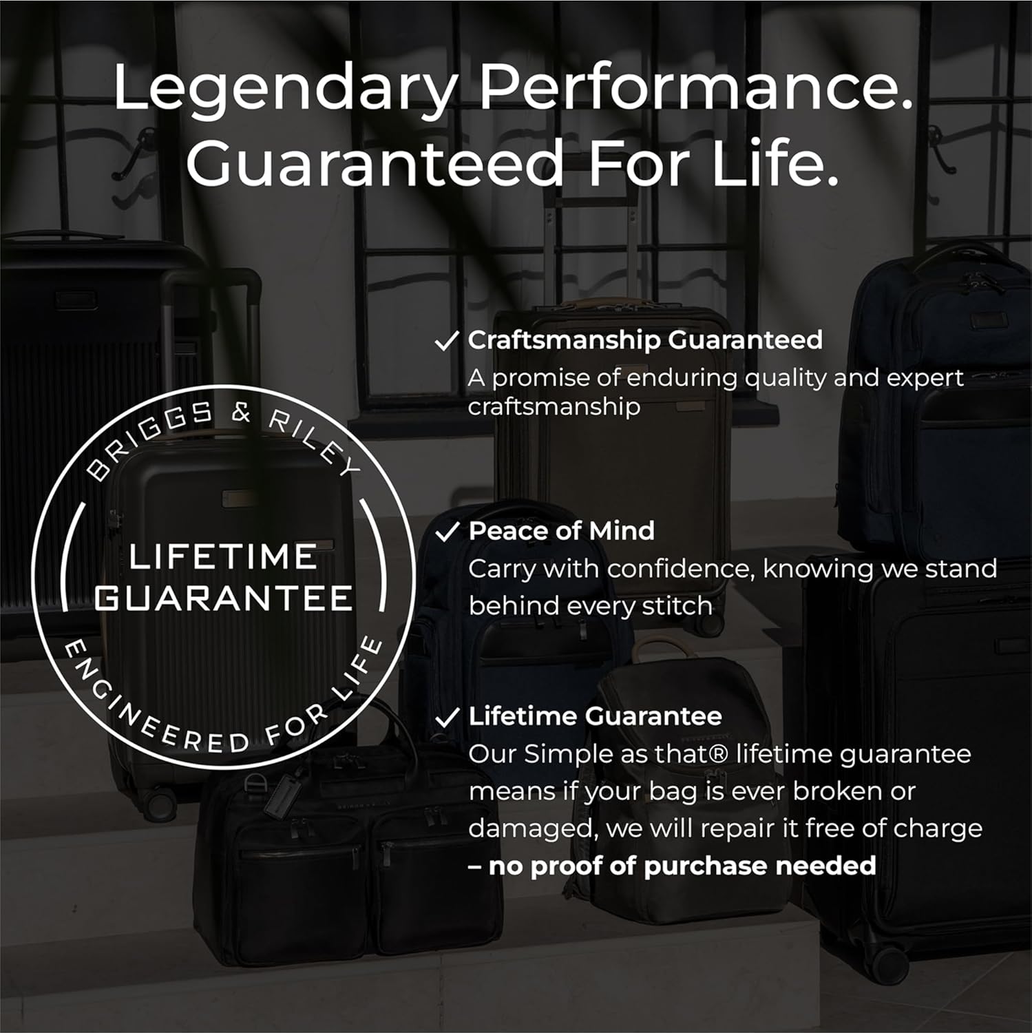 Briggs & Riley Travel Duffel Bag - Weekender & Overnight Luggage for Women & Men, Softside Bag - Image 6