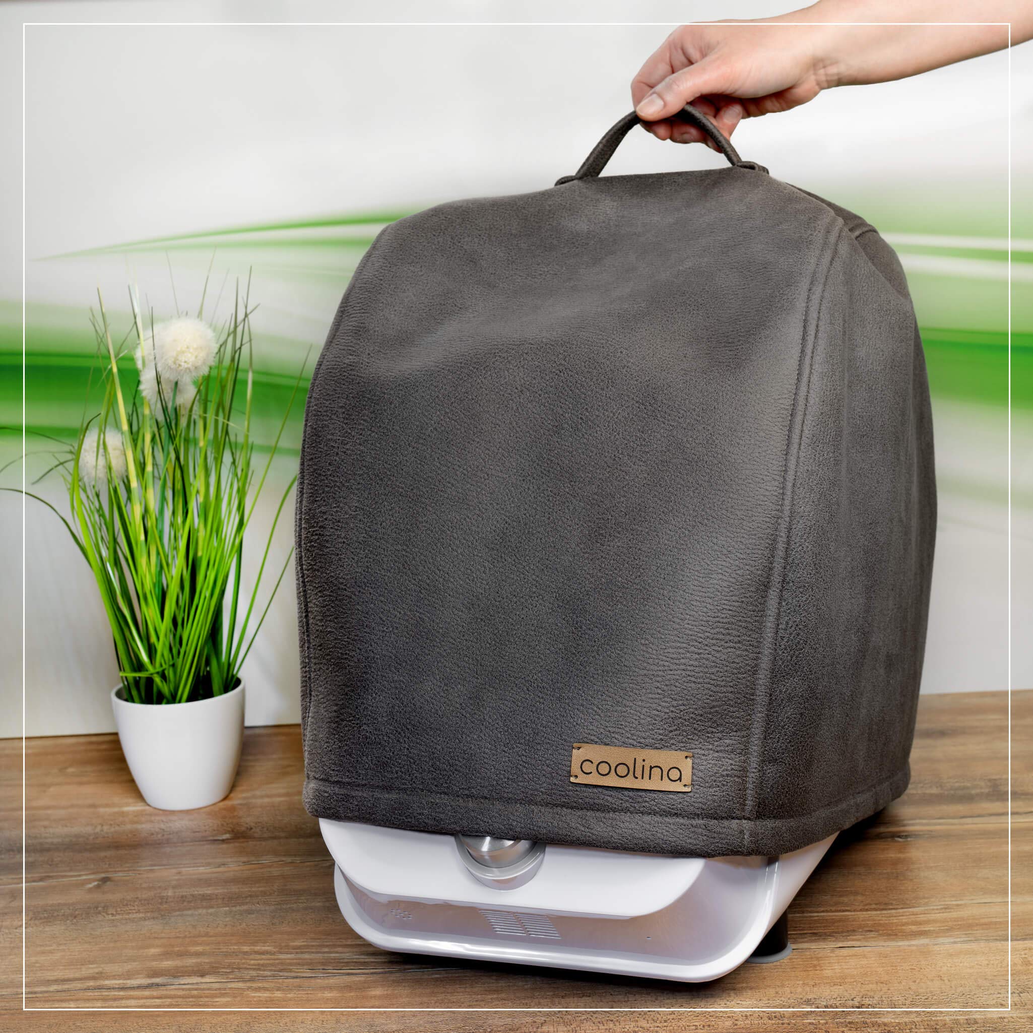 coolina® Hoodie in anthracite - protective cover for Monsieur Cuisine Connect (MCC)