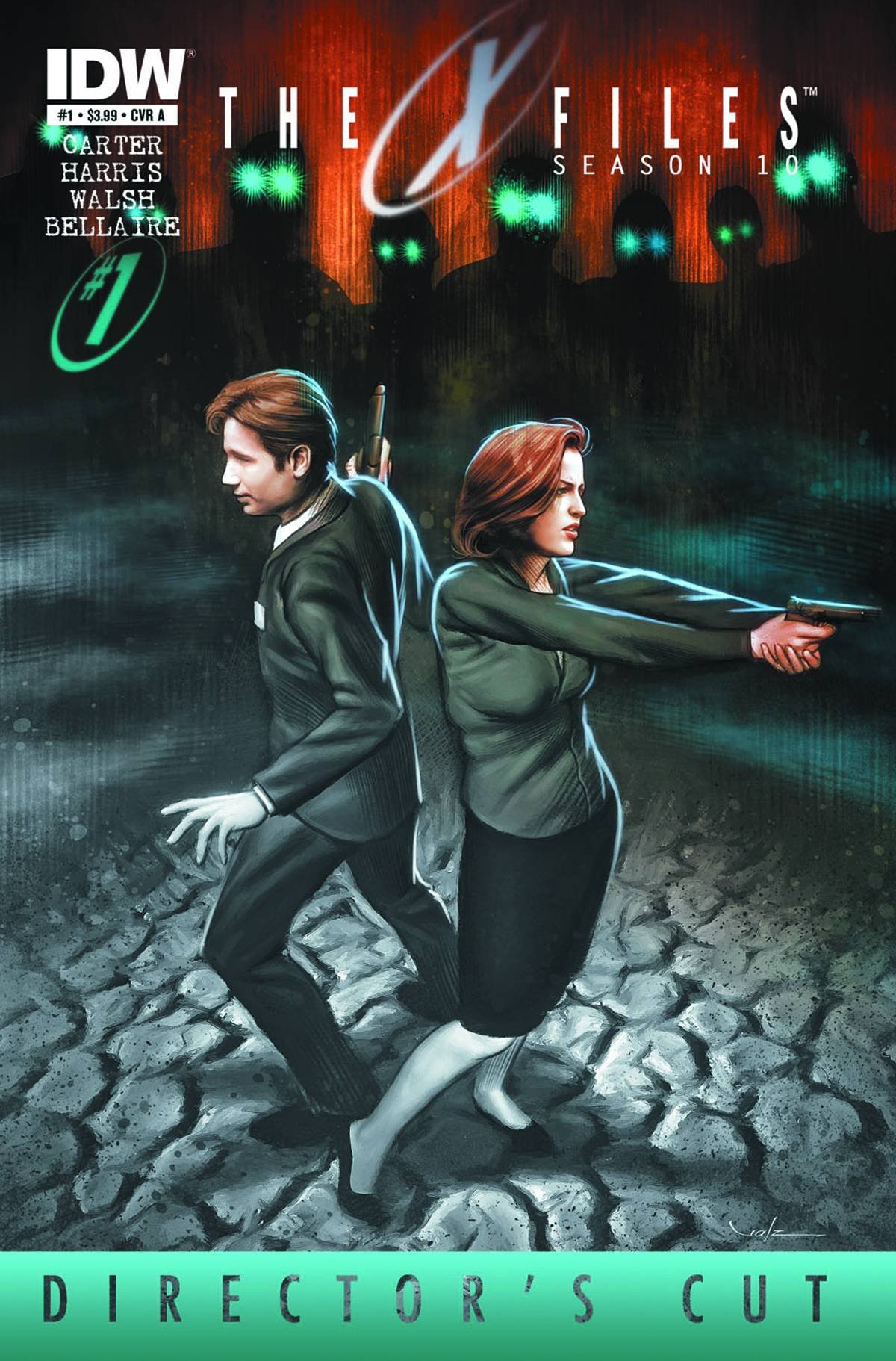X-FILES SEASON 10 #1 DIRECTORS CUT IDW PUBLISHING