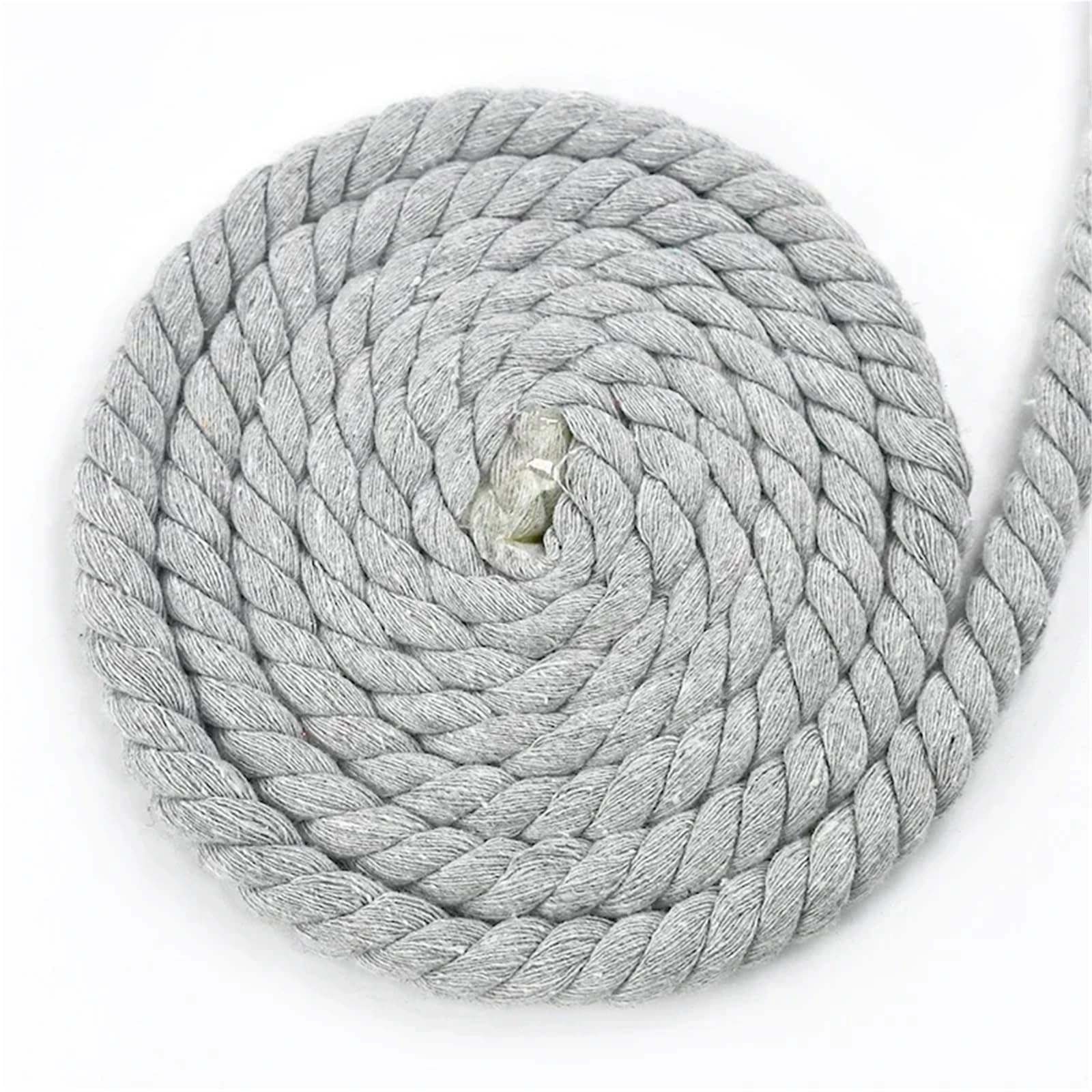 Twisted Cotton Cord 1-5Meters 12mm 3 Strands Twisted Cotton Rope Woven Braid Bag Cords Home Decor Drawstring Ropes DIY