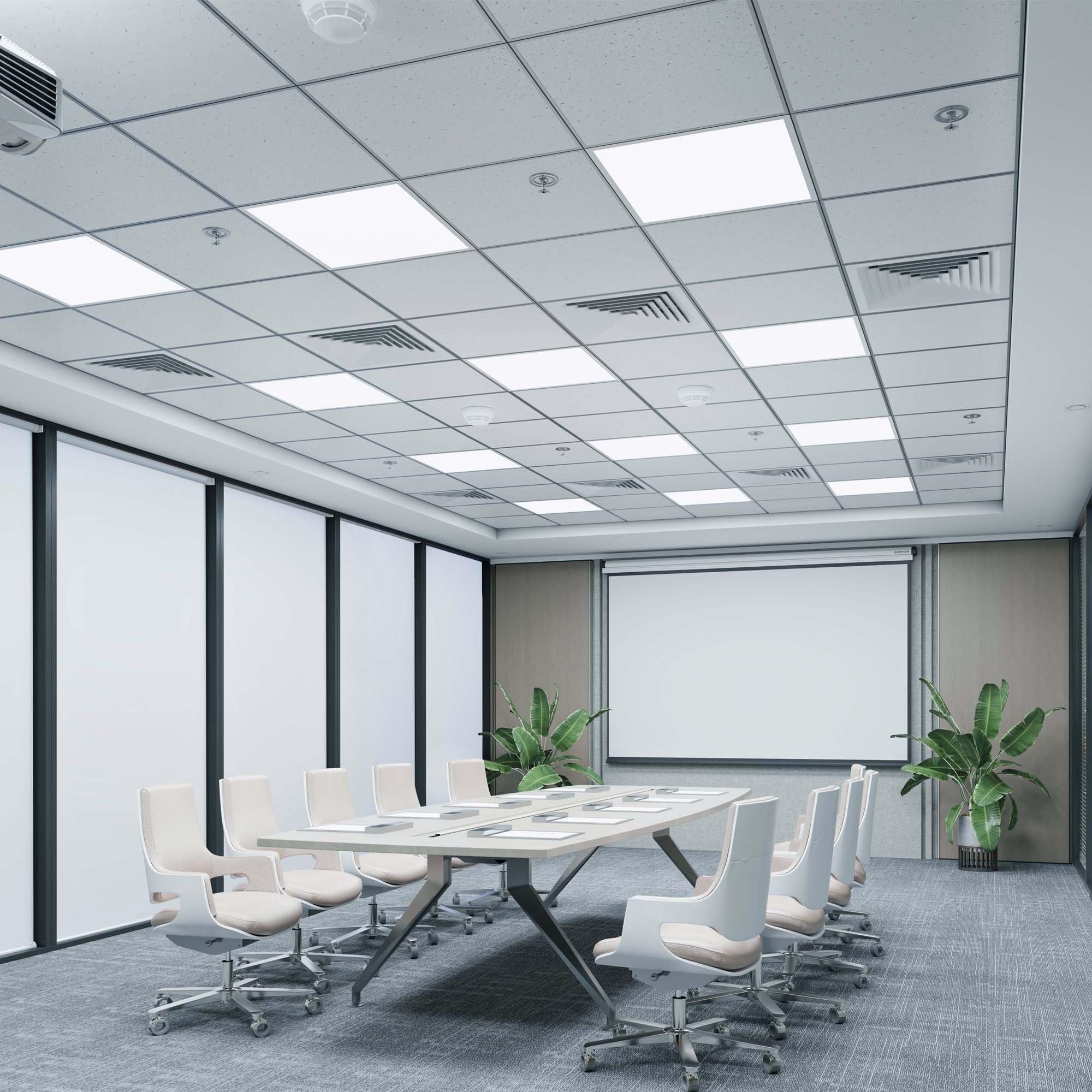 Ledvion - Pannello LED, 62x62, 36W, 6500K, 125Lm/W, Driver LED Antisfarfallio, Plafoniera Incasso, Incl. Garanzia 5 Anni