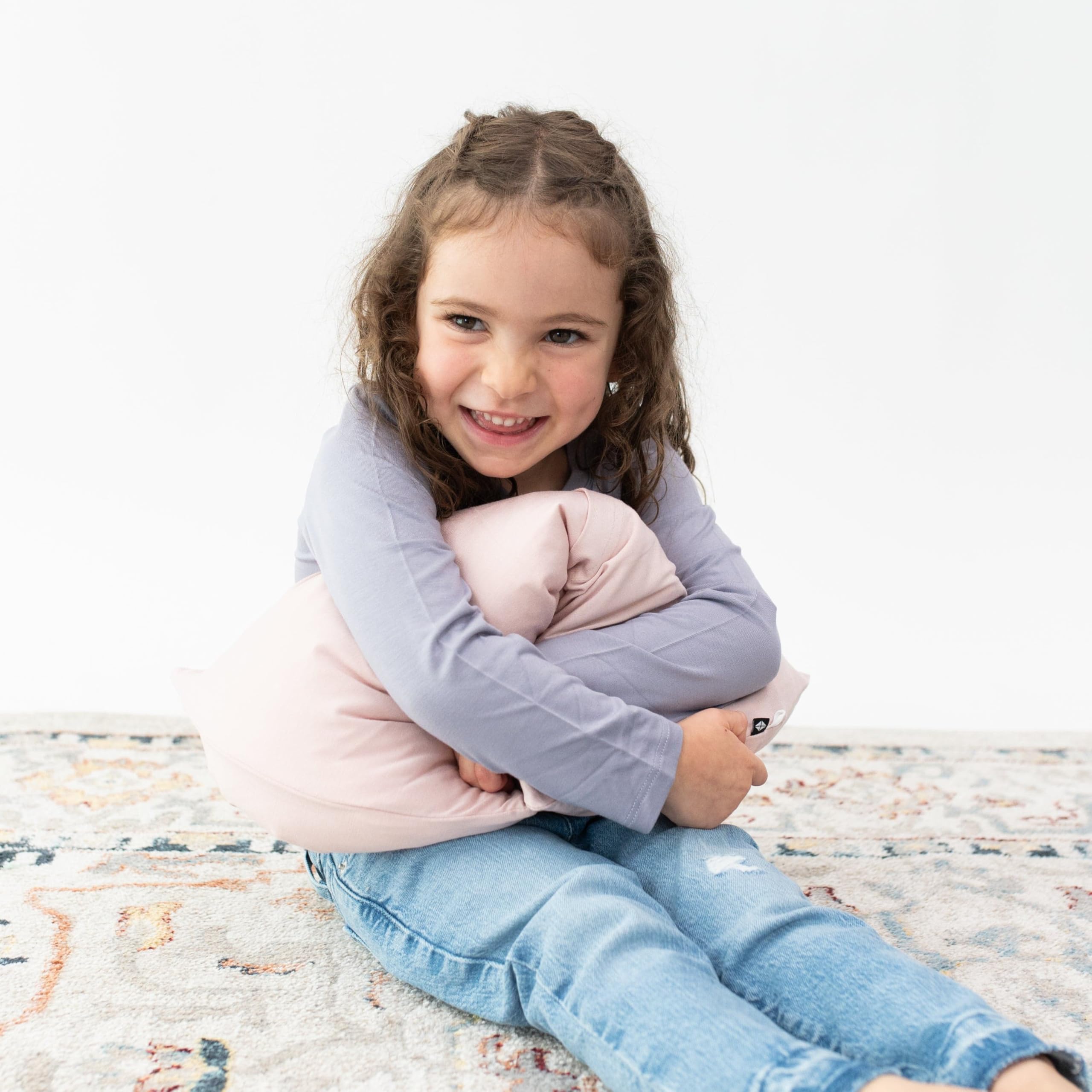 KYTE BABY Rayon Made from Bamboo Toddler Pillowcase in Blush