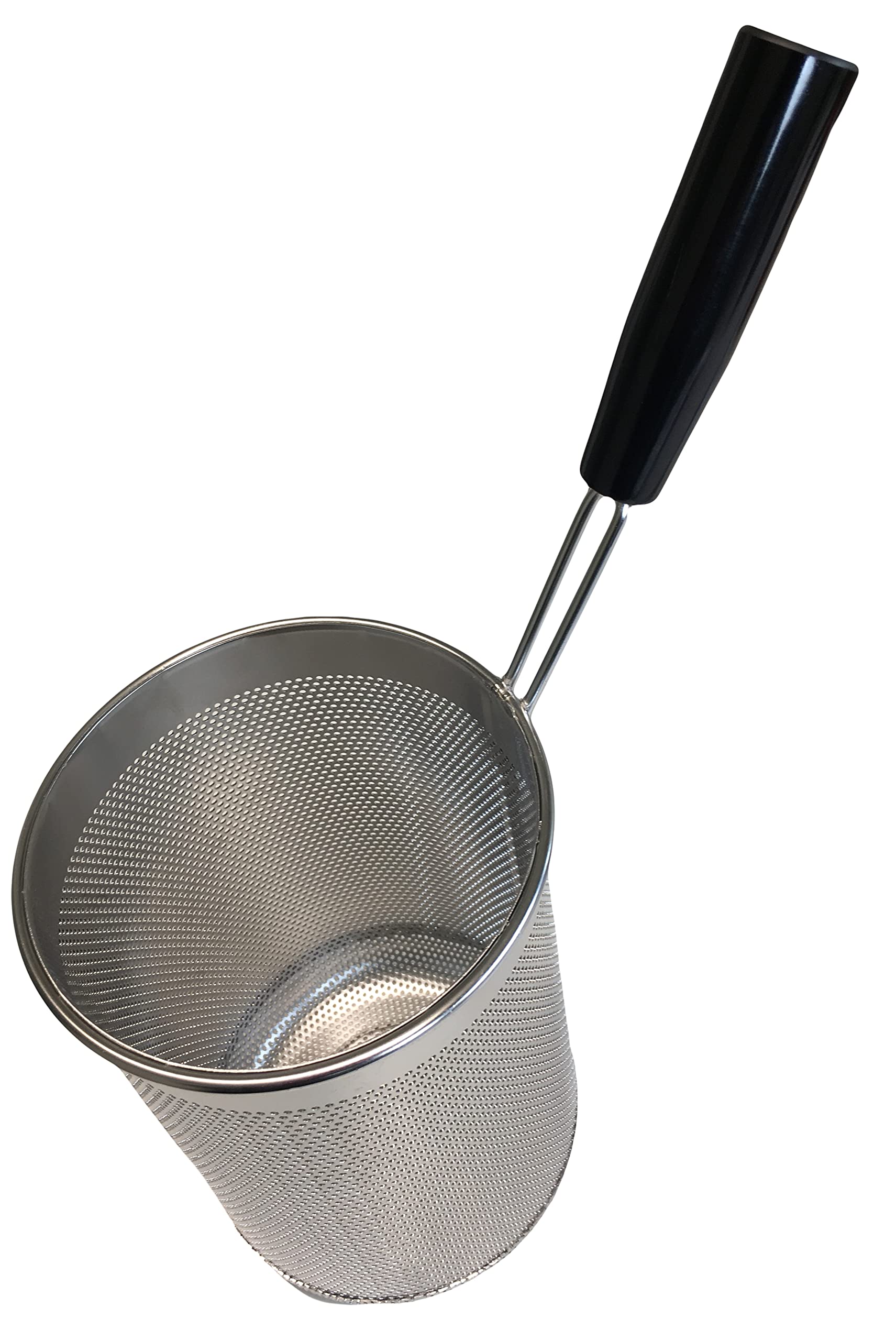 FBR0279 - CESTINO MADE IN ITALY CUOCIPASTA PROFESSIONALE 1/6 ROTONDO DIAM. 153 X ALT. 215 MM IN ACCIAIO INOSSIDABILE AISI 304 CESTELLO CUOCI PASTA INOX GN 1/6