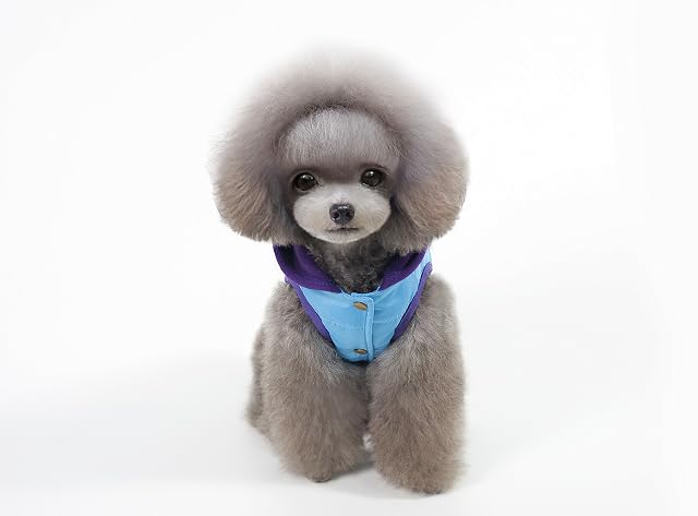 Foto 2 de 7 de BPS® Ropa para Perros Mascotas Abrigo para Perros Chaqueta para Perros Impermeable Waterproof 3 Colores 5…