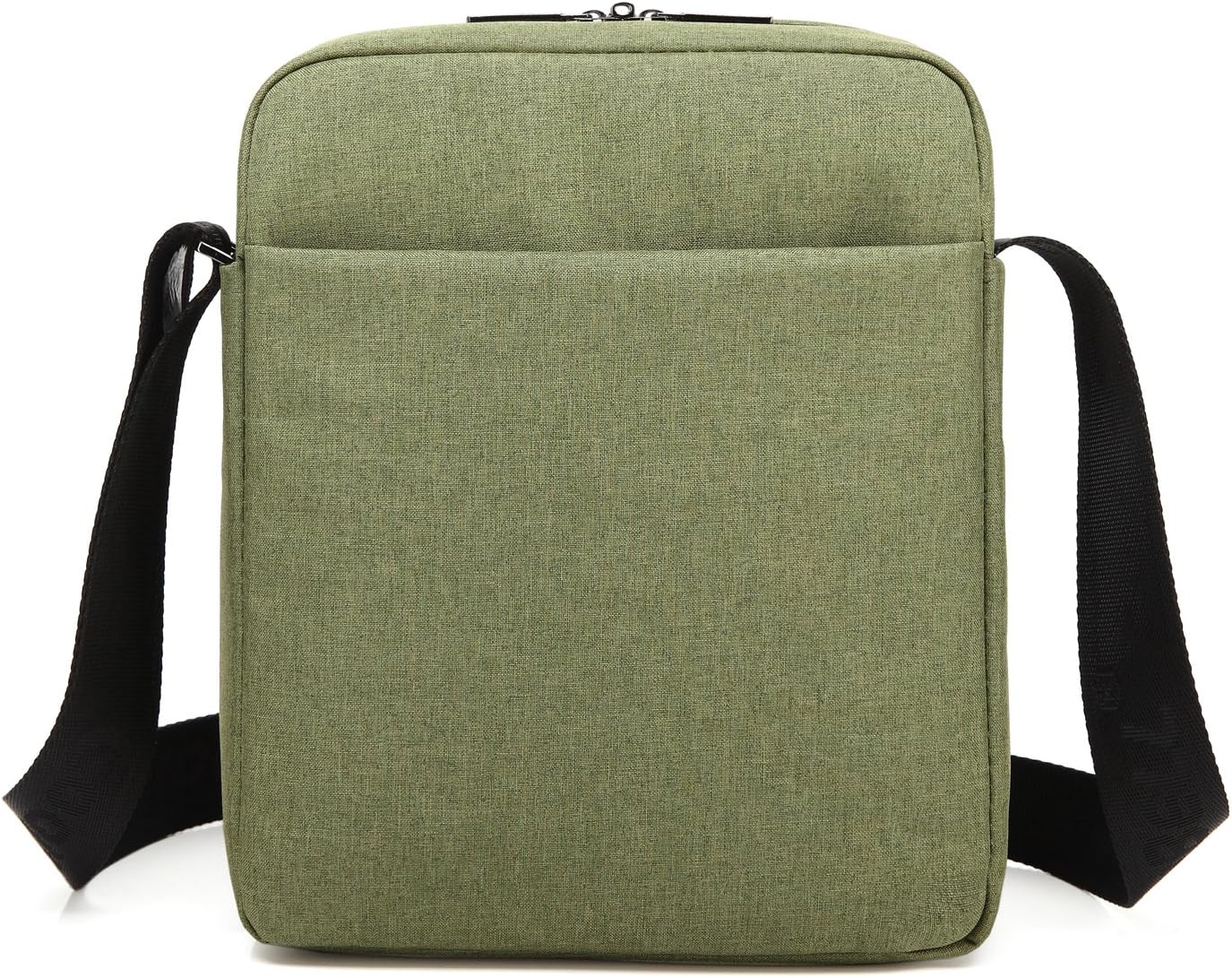 CoolBell(TM) MacBook Shoulder Messenger Carrying Bag Case with Handle Shoulder Strap Zipper for iPad Air2/ iPad Air/iPad 4/ iPad 3/ iPad 2/ iPad Samsung 10.1 Inch Tablet PC,Army Green