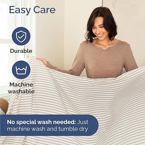 Vista 1465 de Juego de sábanas Split King de 7 piezas, sábanas transpirables y refrescantes, sábanas de hotel, bolsillos profundos, ajuste fácil, suaves y sin