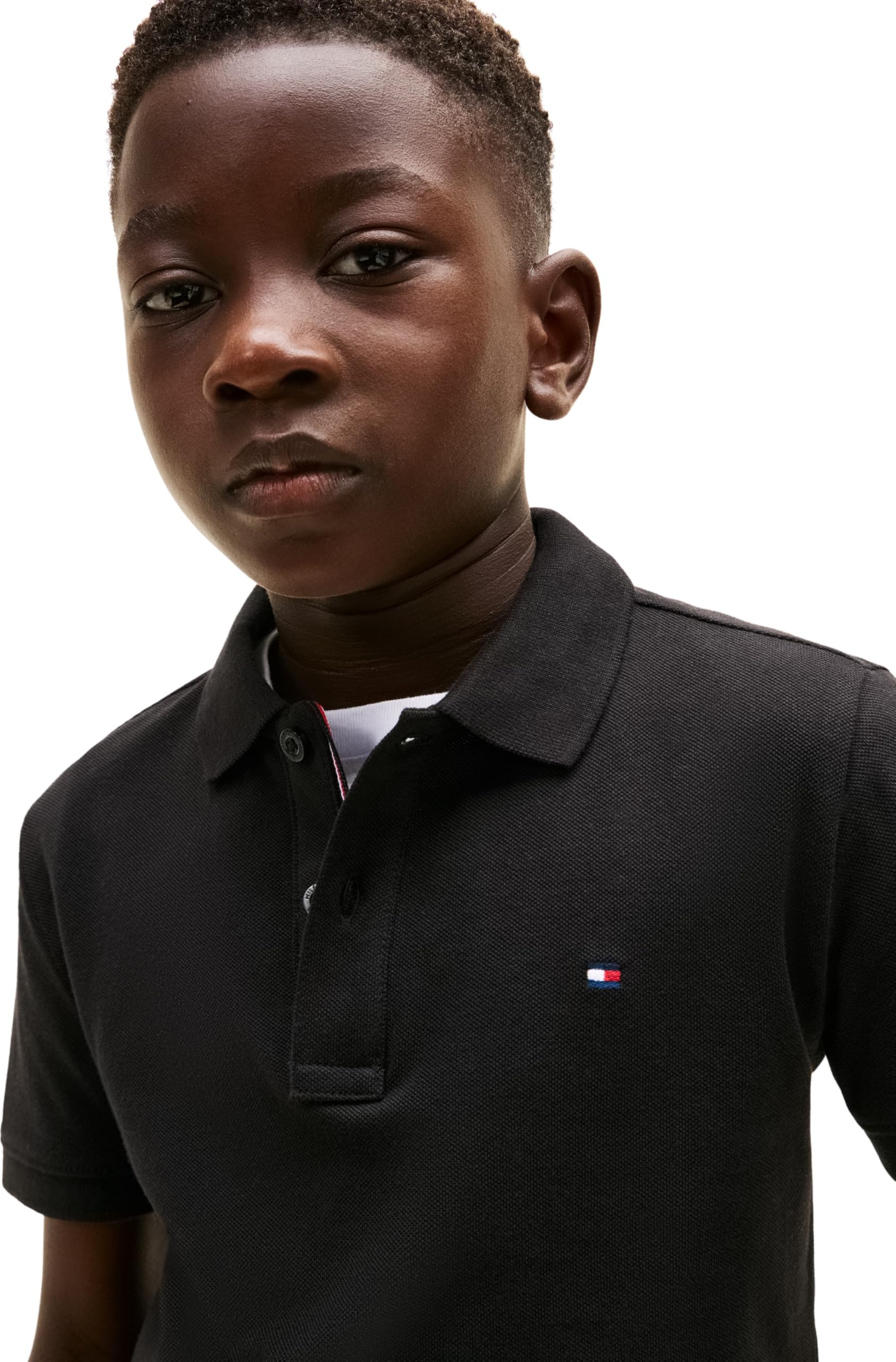Tommy Hilfiger Jungen Poloshirt Kurzarm Flag Regular Fit