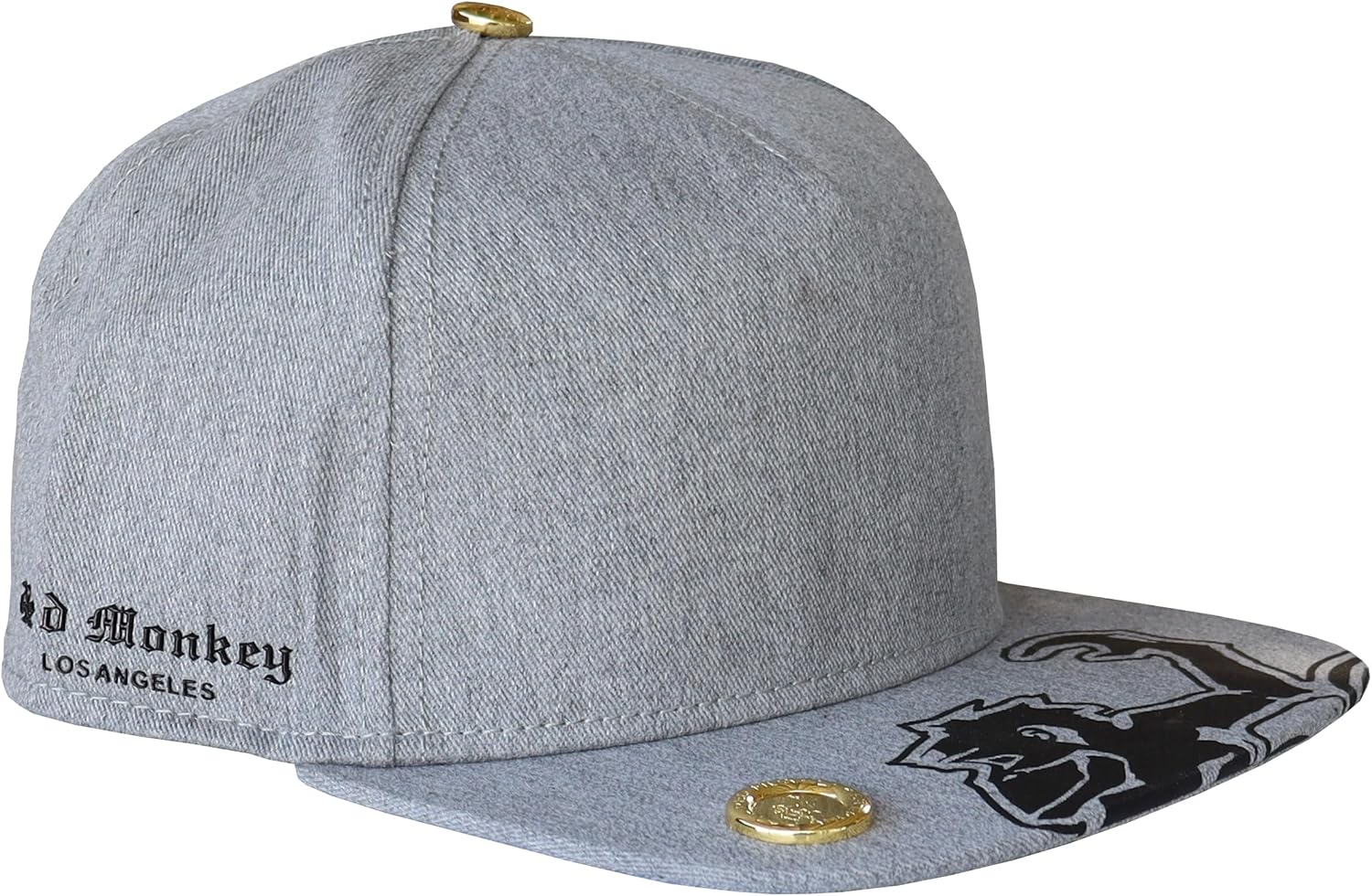 Red Monkey Designs Rising Flat Visor Snapback Limited Edition Hat Cap RM1414 | 2 Colors