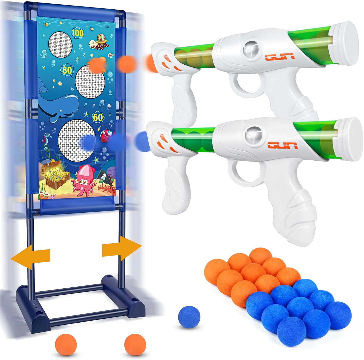 MAIMEITE Moving Shooting Targets Games Toy Electric Scoring Target Kids