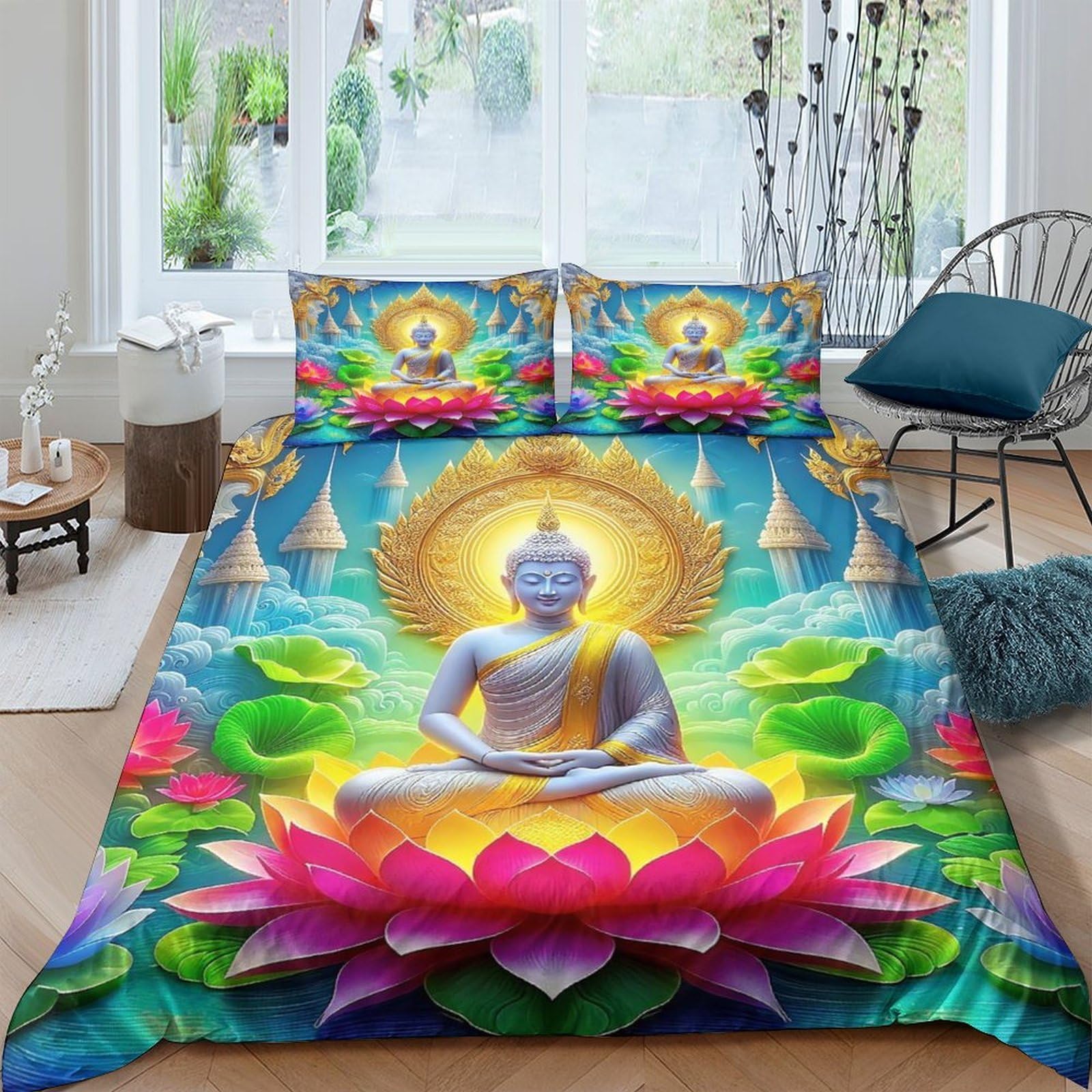 Parure de lit Bouddha pour une chambre zen et relaxante 200x200