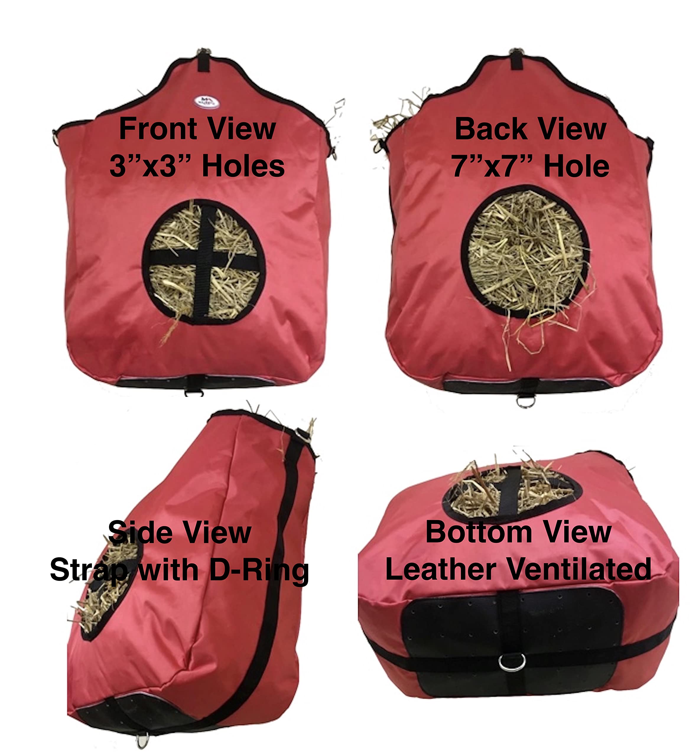 Sac De Toilettage Pour Cheval Et Chien Majestic Ally - Fourre-tout Organisateur 1000D Hydrofuge, 6 Poches, Avec Bretelles Et Clous Stabilisateurs