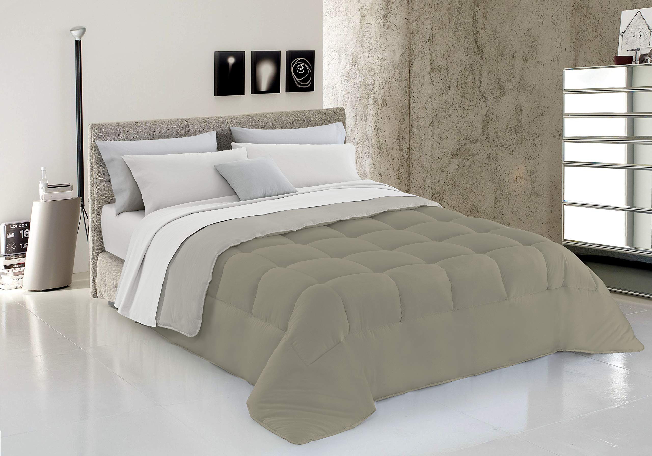 Italian Bed LinenDatex Winter Down Jacket 150 x 200 cm Taupe/Cream