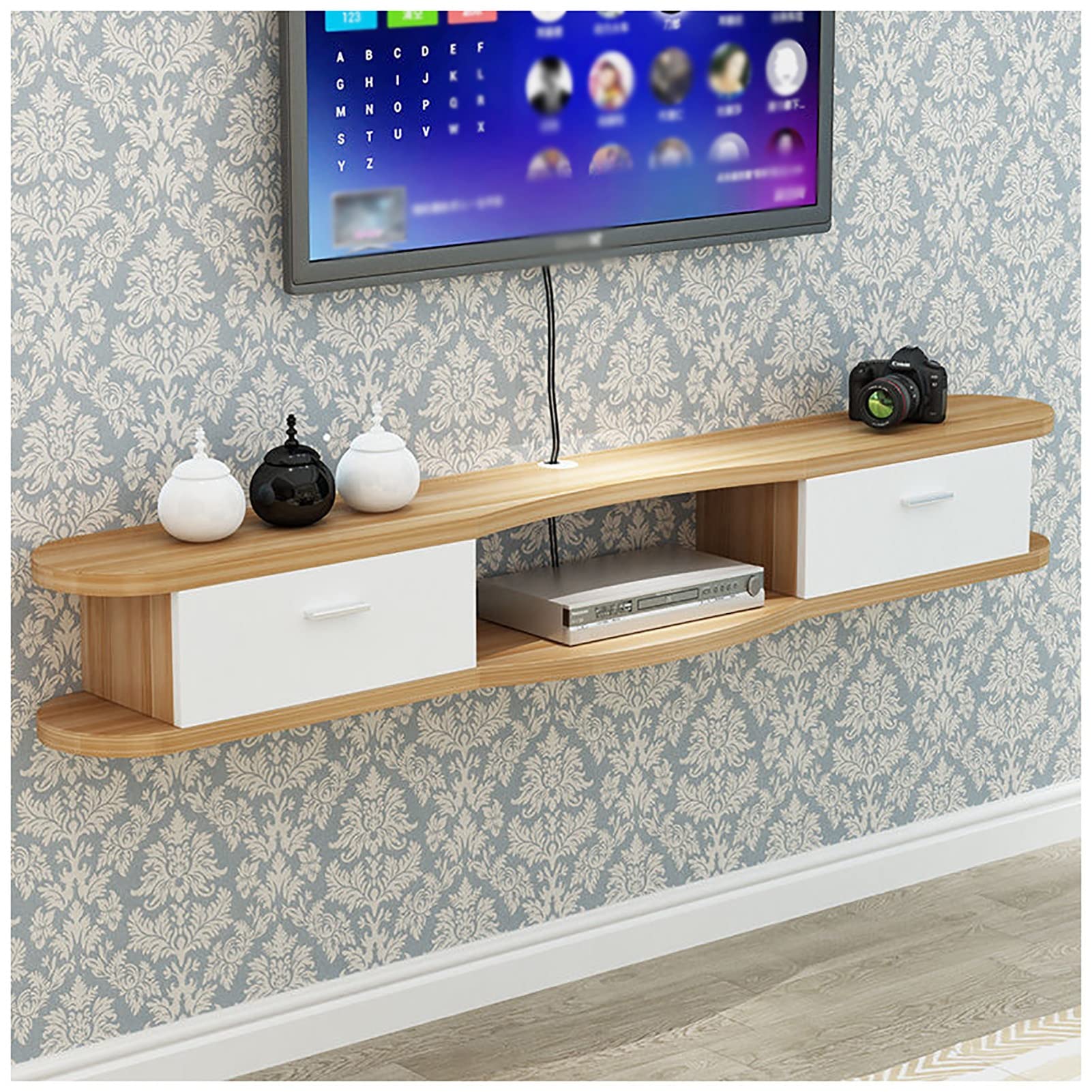 Amazon.co.jp: フロートテレビ、壁掛けテレビキャビネット