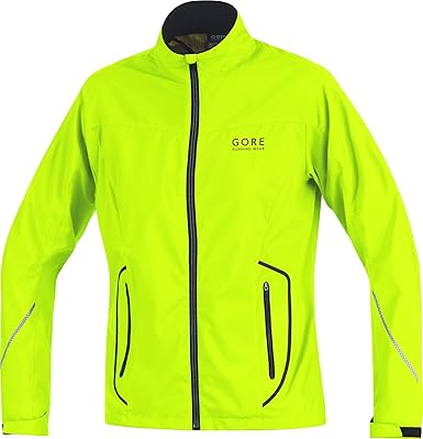 neon yellow 'running jacket