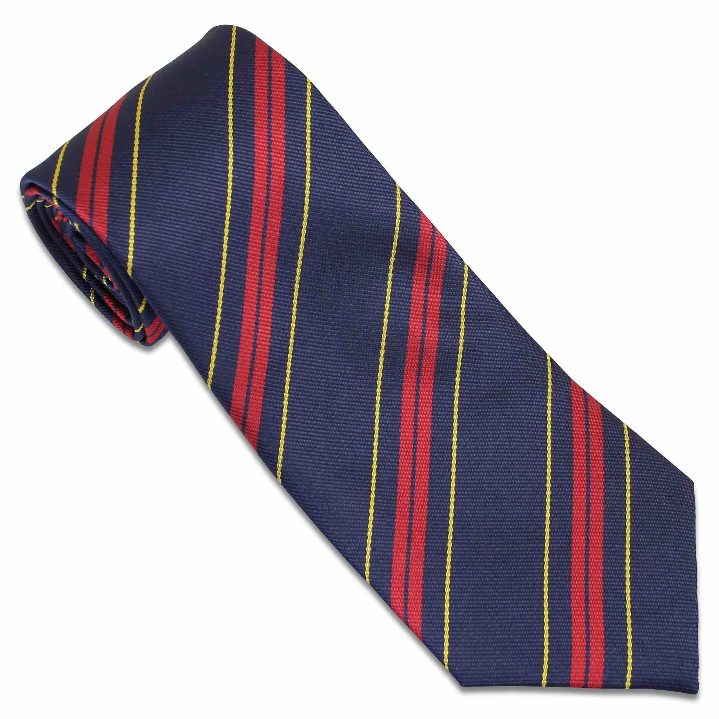 The Regimental Shop Men's Multicolour Royal Logistic Corps Polyester Regital Tie