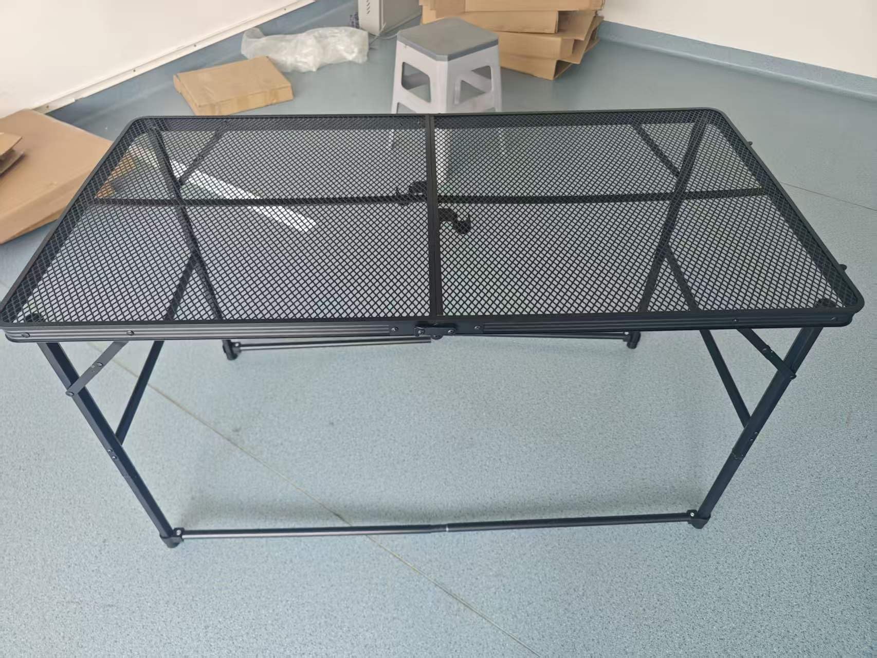 Table de barbecue pliante 120 x 60 cm pour repas de jardin en famille
