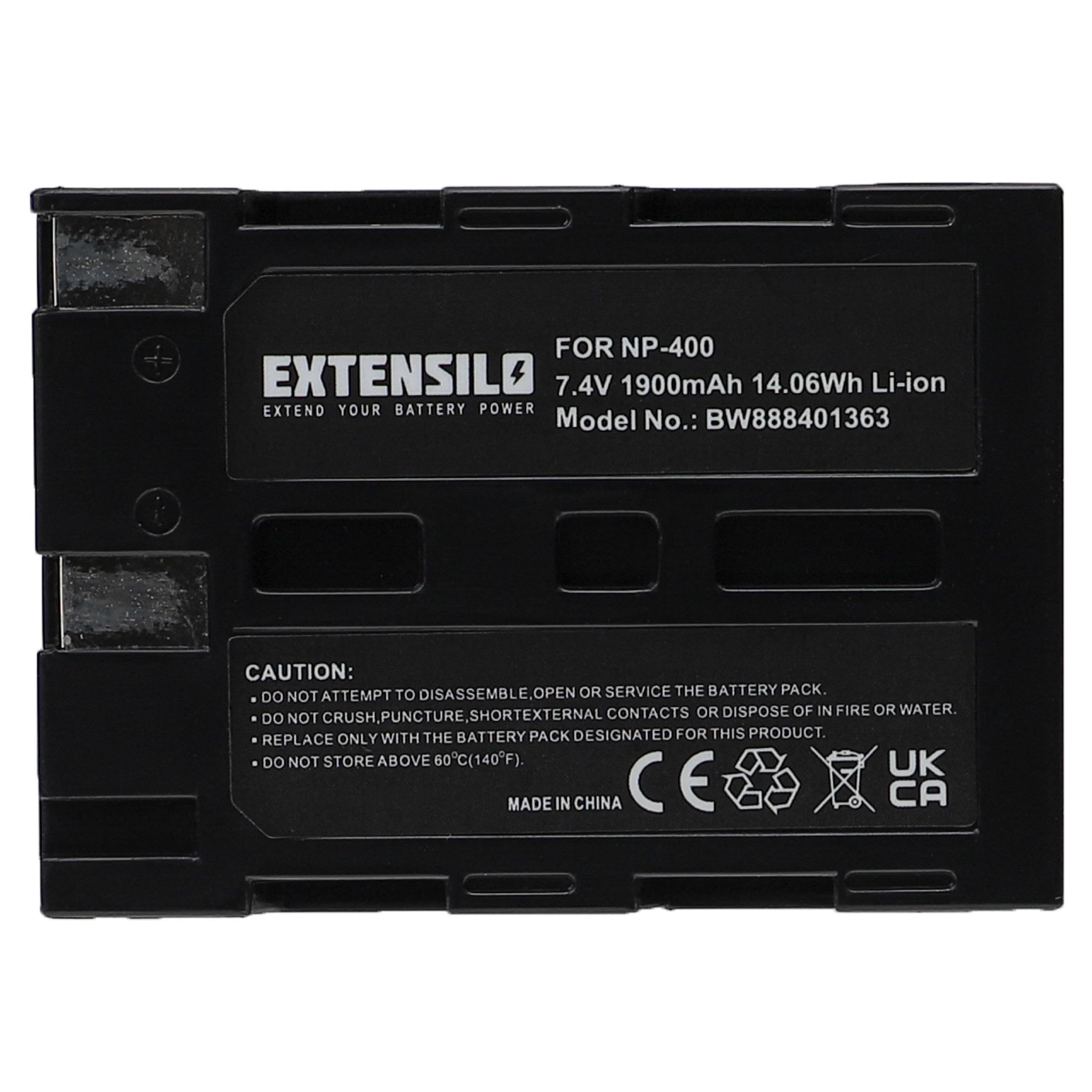 vhbw 1x batteria sostituisce NB111, AD-MS10BT, NB-111 per lettore portatile Minidisc e MiniDV