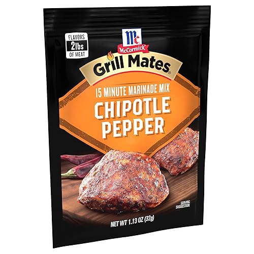 Miniatura 4 de McCormick Grill Mates - Mezcla de adobo de pimienta chipotle 113 onzas paquete de 12