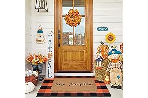 Hey There Pumpkin Door Mat Combo Set