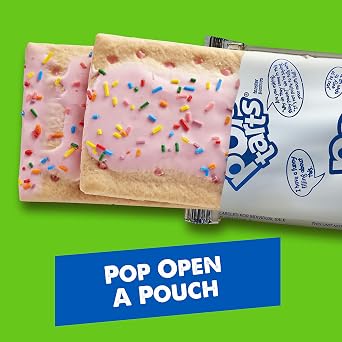 Pop-Tarts, Breakfast Toaster Pastries, Frosted Strawberry Milkshake, 10.159lb Case (48 Count)