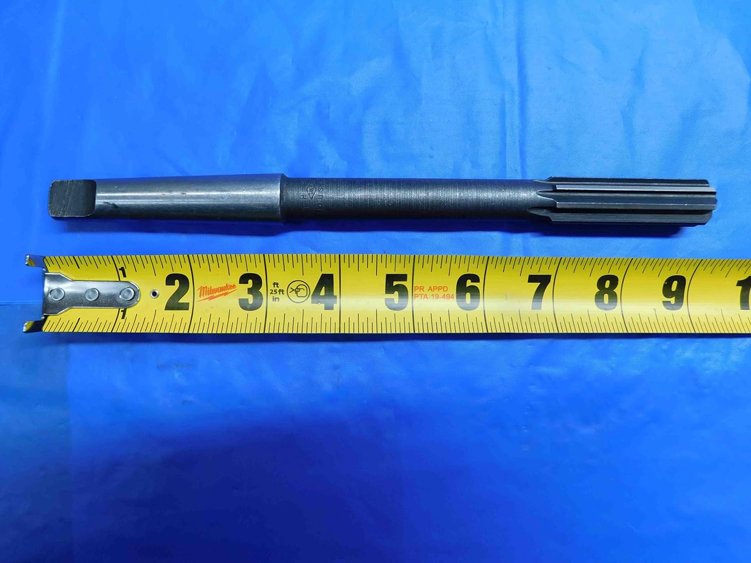 W&B 11/16 O.D. HSS Chucking Reamer Morse Taper #2 Shank 8 Flute MT2 .6875 ONSIZE - BS0801AZ3