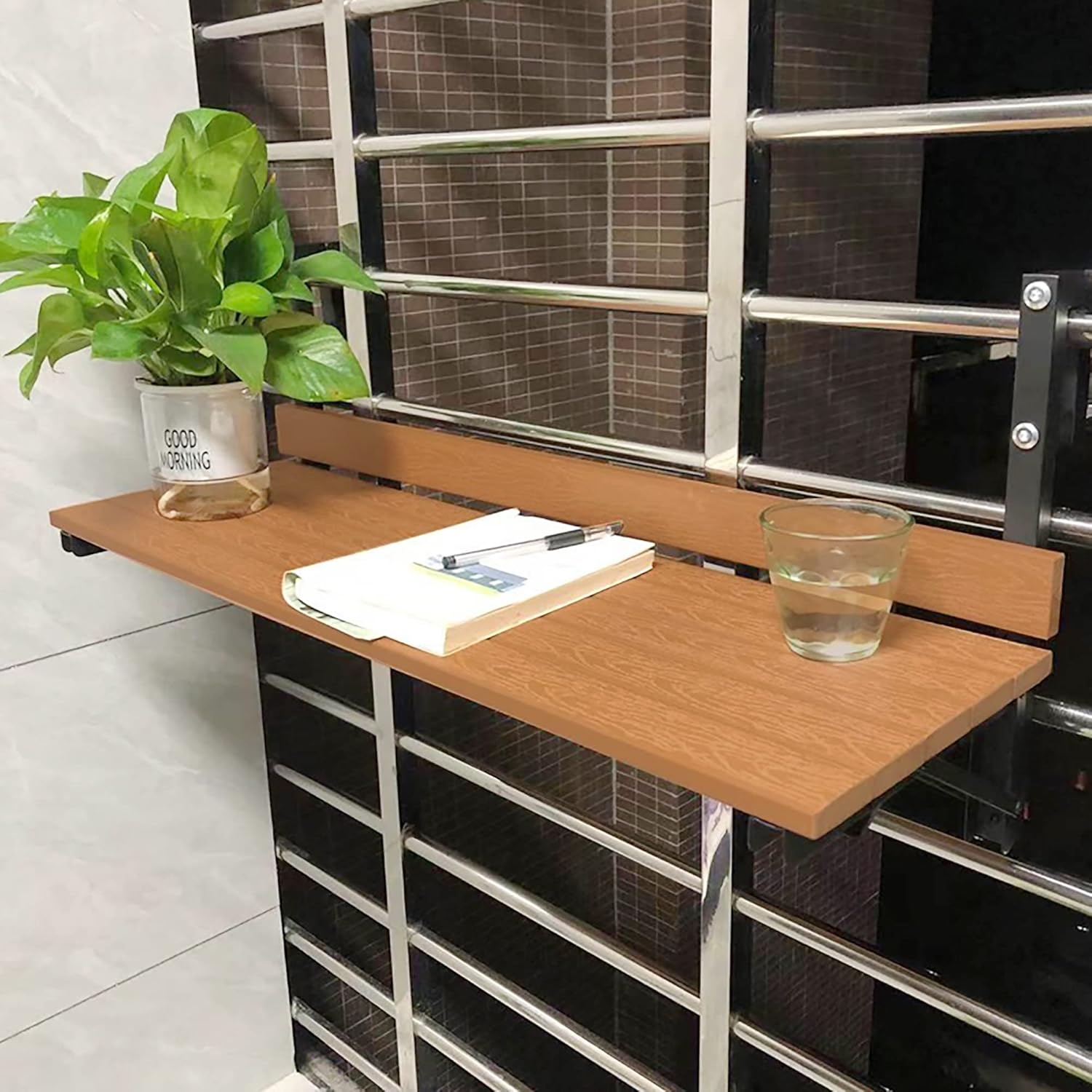 Balcony Desk, Balcony Bar Table For Railings,80*26cm/31.4