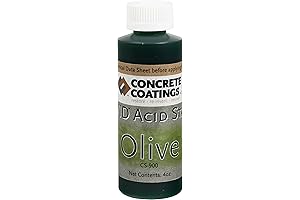 Vivid Acid Stain for Concrete Olive Shade