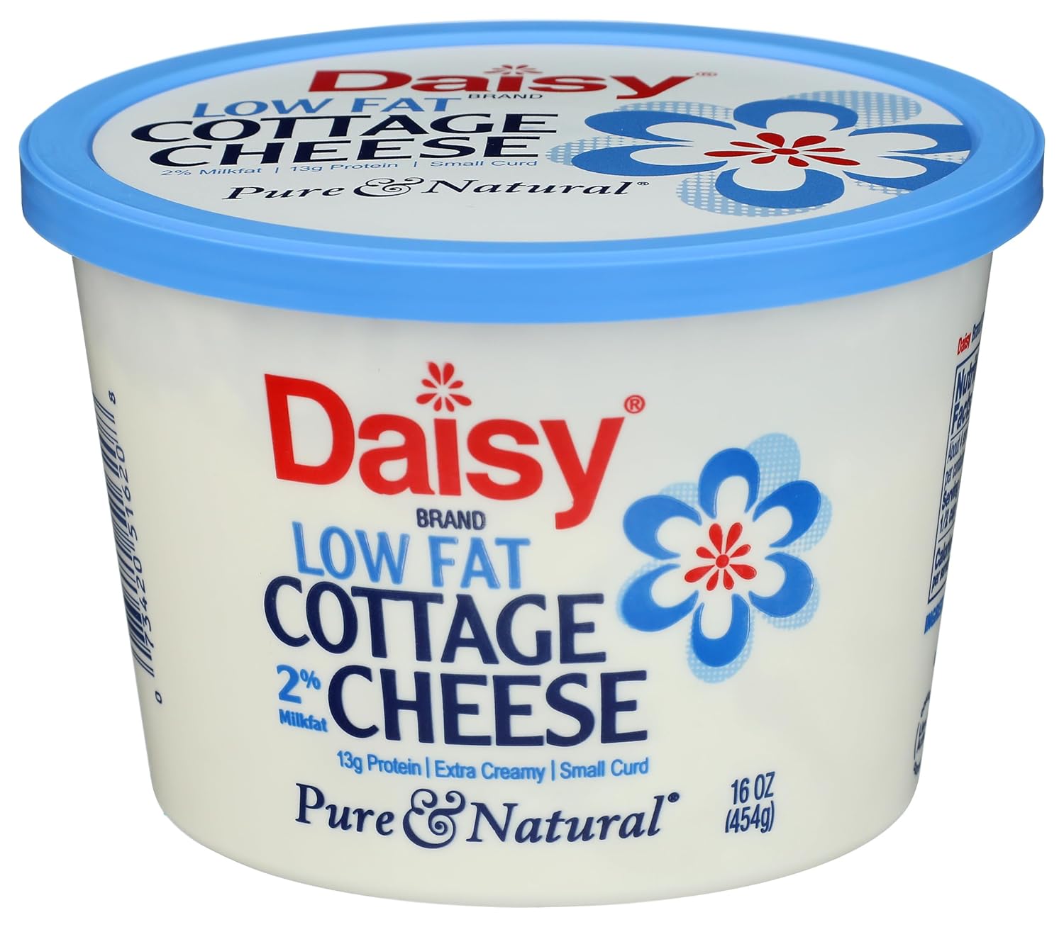 Daisy 2% Cottage Cheese 16 oz - High Protein 13g per Serving, Fresh Creamy Curds, America's #1