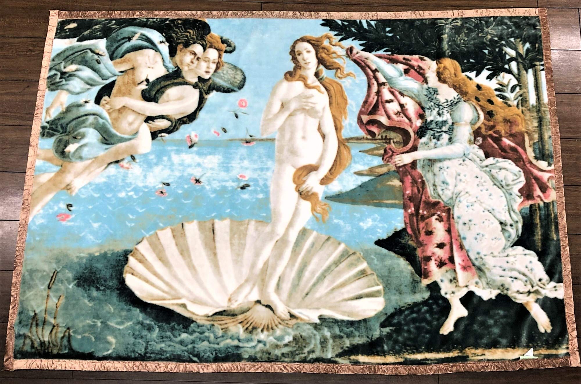 Amazon.co.jp: 毛布 日本製 ヴィーナス誕生 ギリシア神話