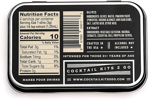 Miniatura 4 de Juego de cóctel para amantes del cóctel artesanal - Kit de viaje de mixología y manualidades - Hecho a mano en Estados Unidos - Caja de regalo para