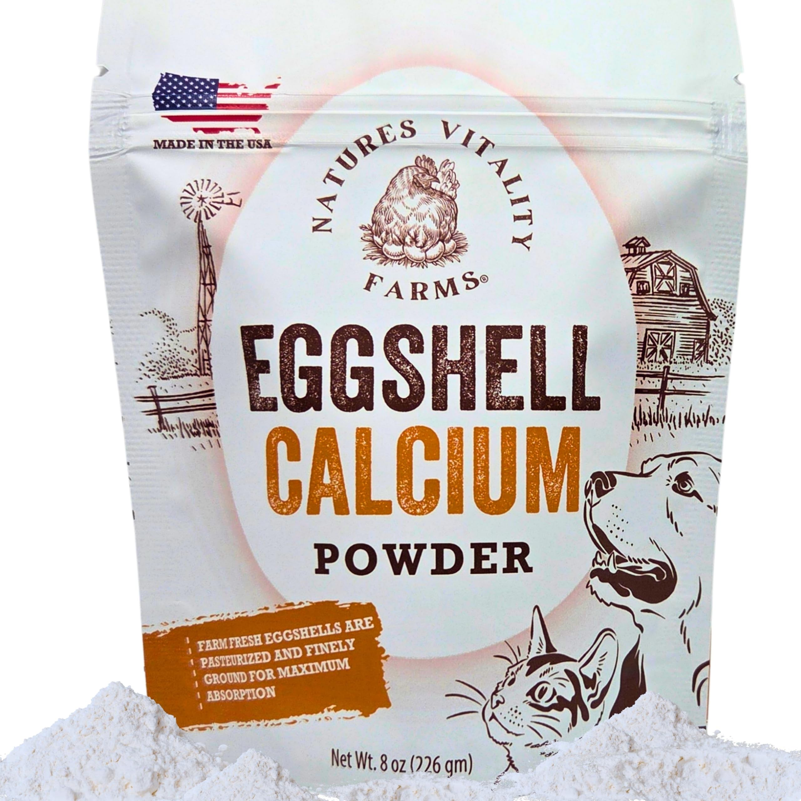 Natures Vitality Farms Eggshell Powder for Dogs
