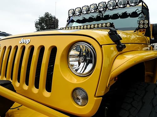 Miniatura 4 de KC HiLiTES 42351 Gravity, linterna DOT LED de 7 pulgadas (PR)