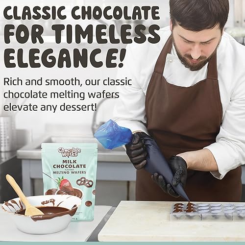 Miniatura 6 de Chocolate Works Obleas de chocolate con leche, 2.5 libras (paquete de 1)