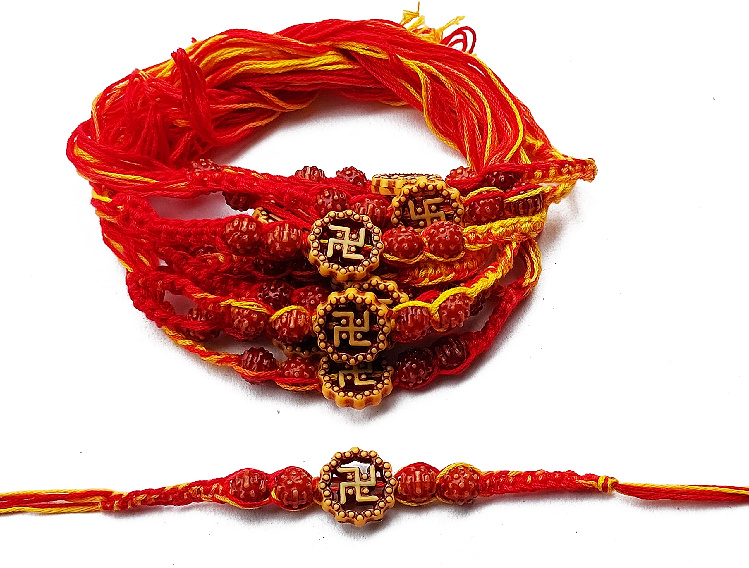 Forty Wings Set Of 12 Rudraksh Swastik Moli Thread Kalava Rakhi For Brother Rakhi Combo Rakhi For Bhaiya, Rakhi Gift For Brother 12 Similar Rakhi Set For Brothers Dora Rakhi, Moli Rakhi Rudraksha Rakhi (B0B62HJ9NV) Amazon Price History, Amazon Price Tracker
