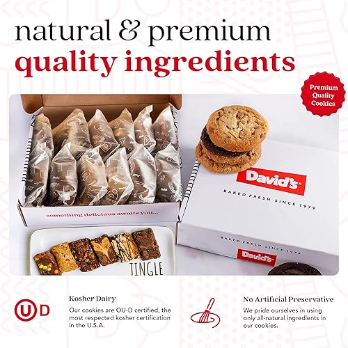 Miniatura 4 de David's Cookies - Galletas surtidas y brownies en caja de cartón para disfrutar, caseros, deliciosos, excelentes para compartir; bocadillos