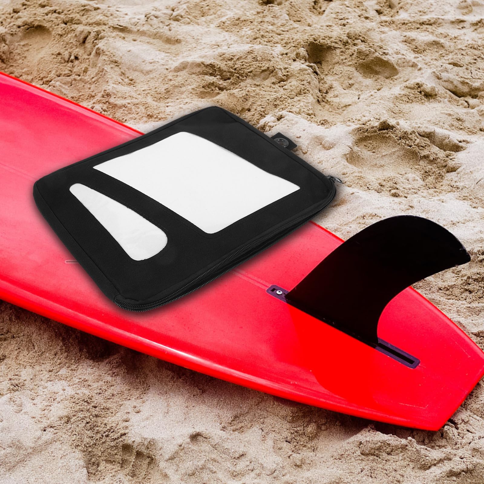 Surfbrett Finnen Tasche mit Großem Fassungsvermögen für Paddleboard Zubehör und Heckruder Aufbewahrungstasche für Wassersportler