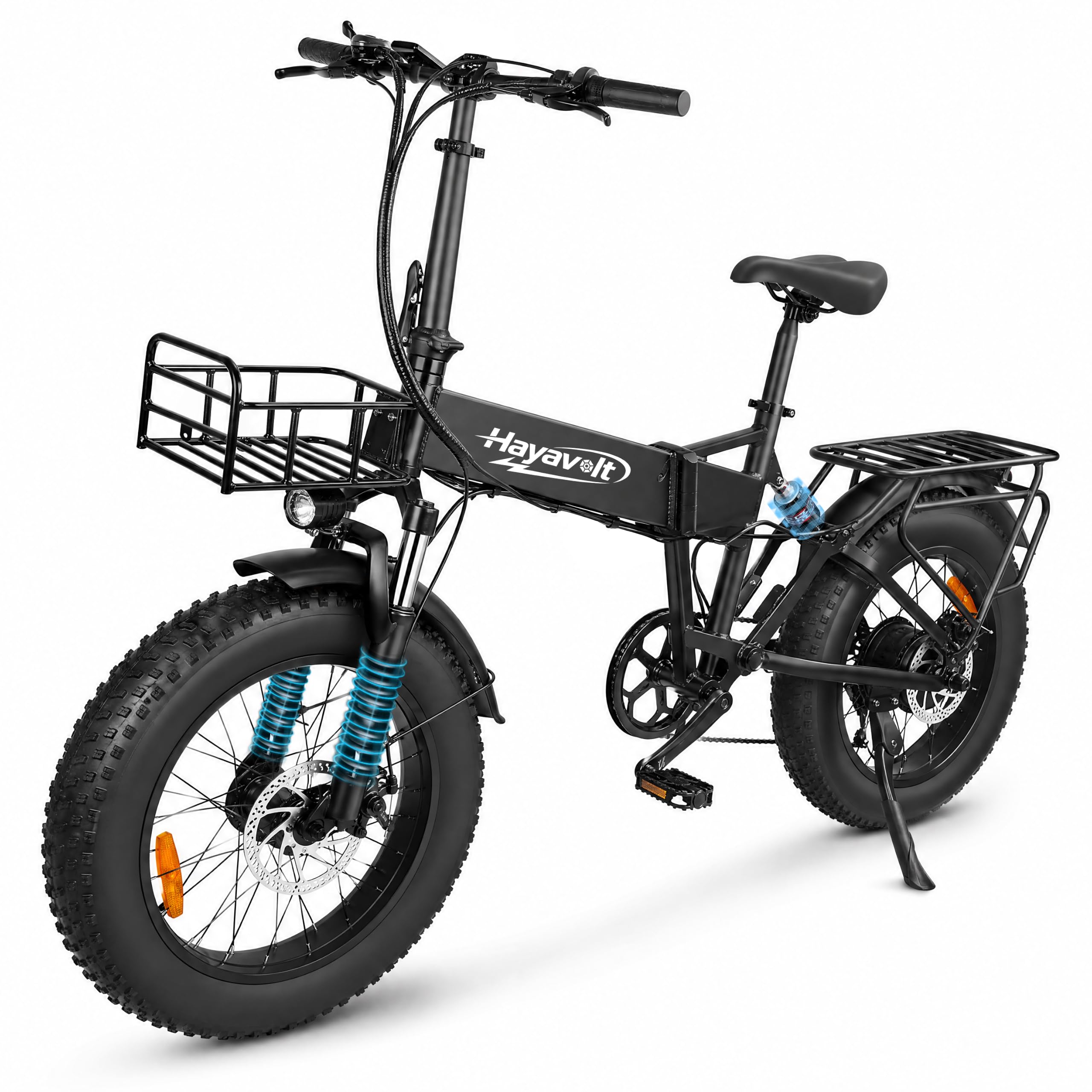 Amazon | Hayavolt 電動アシスト自転車【型式認定済】 折りたたみ 20