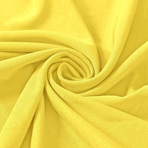 Miniatura 416 de Paquete de 2 manteles rectangulares impermeables de elastano, 6 pies, color negro, elástico, resistente a las manchas, para todas las estaciones