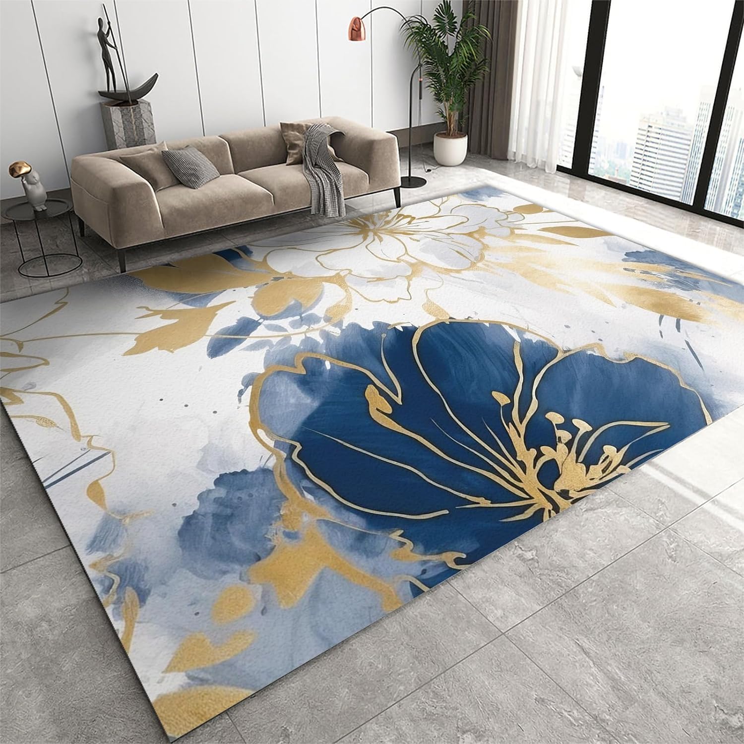 Tapis de salon facile d'entretien pour sublimer un intérieur moderne