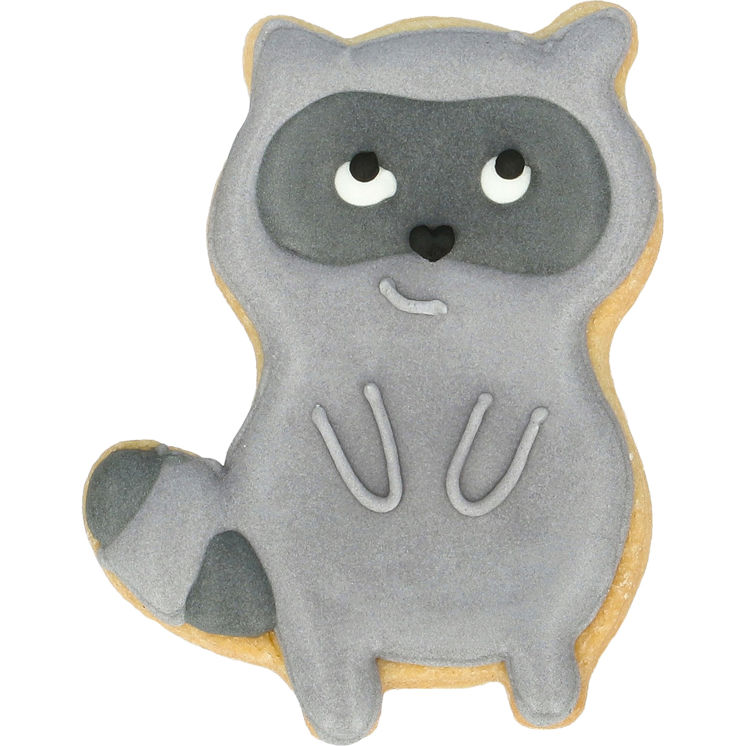 Birkmann Stampini Per Biscotti 3D In Piedi, Set Da 4 Animali + Supporto, 6-8 Cm, Acciaio Stagnato, Idea Regalo Con Ricette - 3