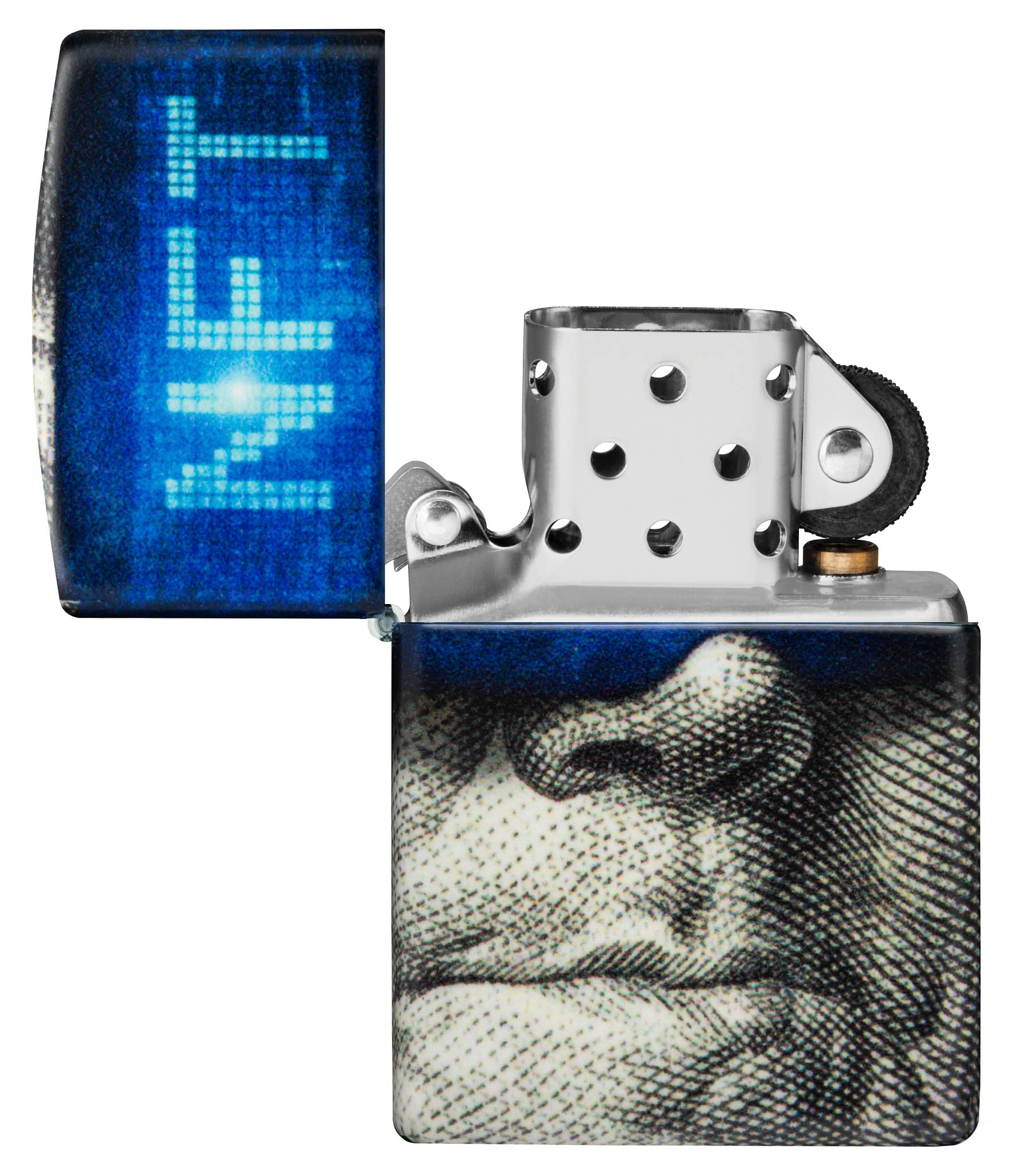 Zippo Windproof Lighter, NFT Currency Design, 540° with Colour Image, Refillable, Reusable, Windproof Design - Image 4