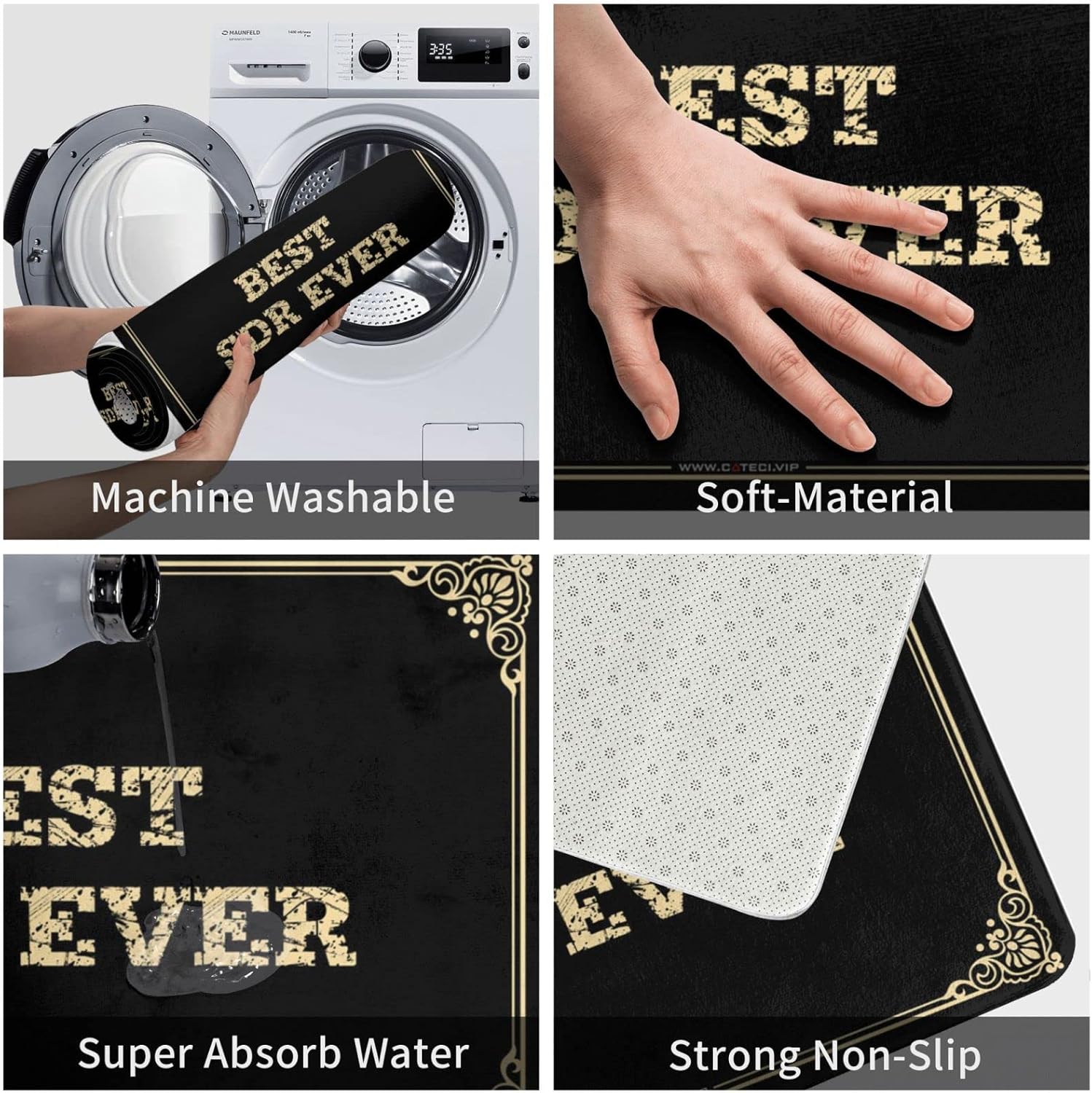 Doormat Fall Best Sdr Ever Doormat Floor Mats for House Large Outdoor Door Mat(50X80CM)