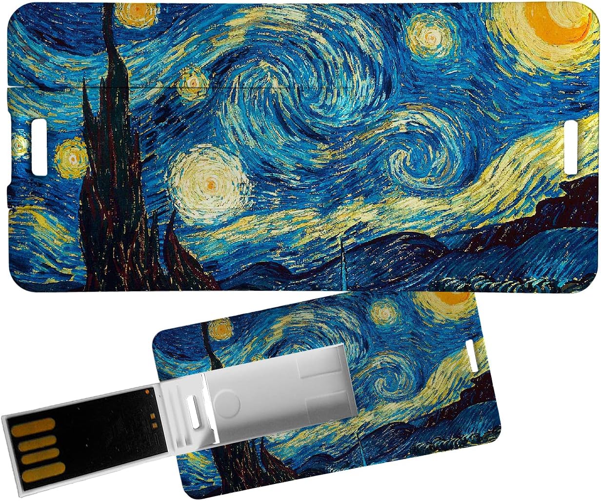 Tappetino Mouse Van Gogh - Notte Stellata, Neoprene 18x22 Cm, Stampa Sublimatica Ad Alta Risoluzione