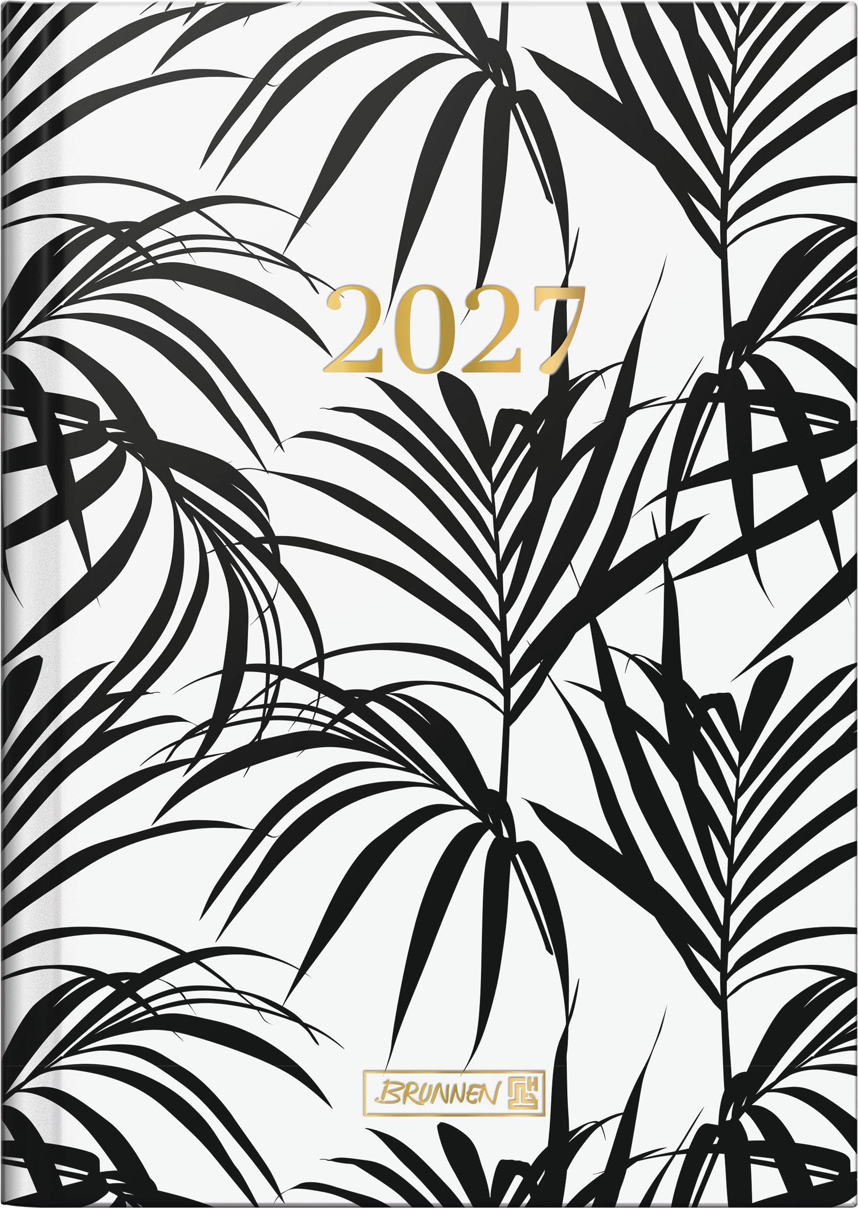 BRUNNEN 1079612017 Buchkalender Mod. 796 2027 "Jungle" A5, Papier