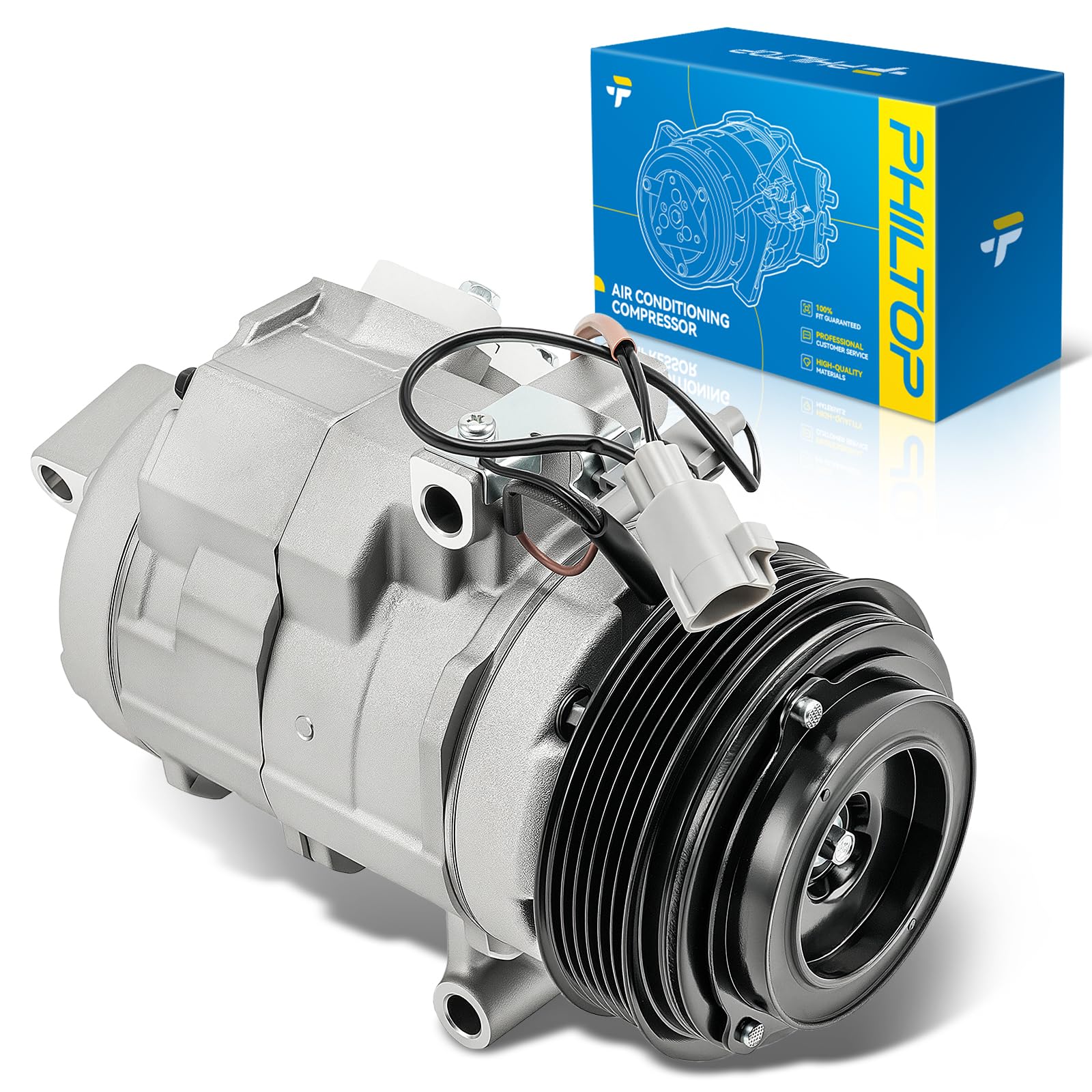 PHILTOP NEW AC Compressor for Toyota 4Runner 2003-2009 4.7L