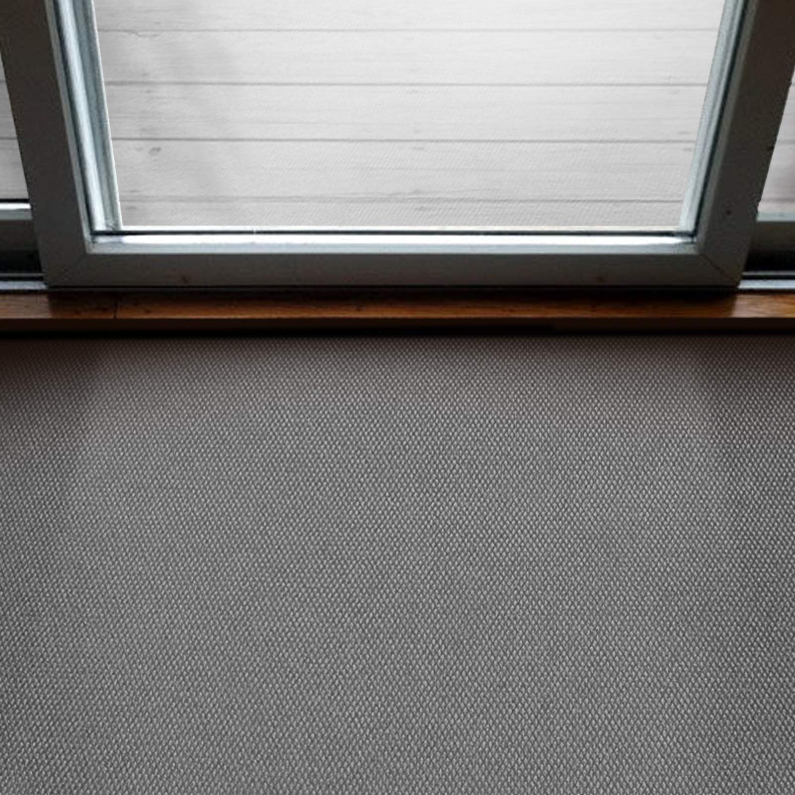Floordirekt Schoonloopmat, 80 x 150 cm, rood, ook ideaal als vuilvangmat op maat, tapijt voor hal en keukentapijt, wasbaar, antislip, schoonloopmat, per meter (Hong Kong