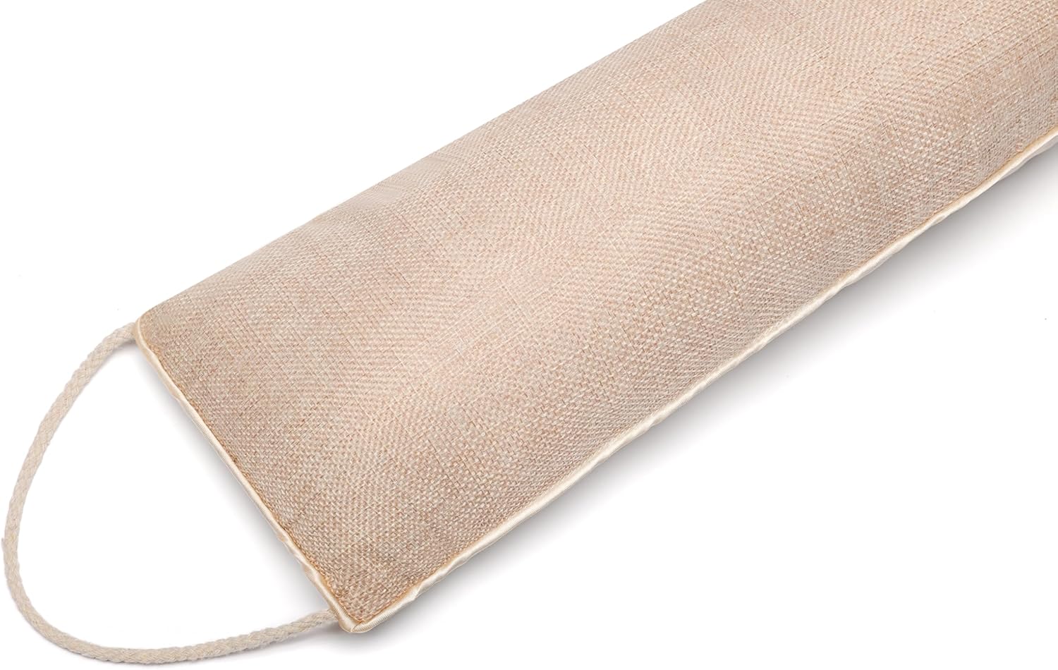 Weighted Door Draft Stopper 36 inch, Linen Weighted Under Door Draft, Noise, Cold Air, Dust Stopper, Seal, Energy Saving, Elegant (2, Beige 36 Inch)